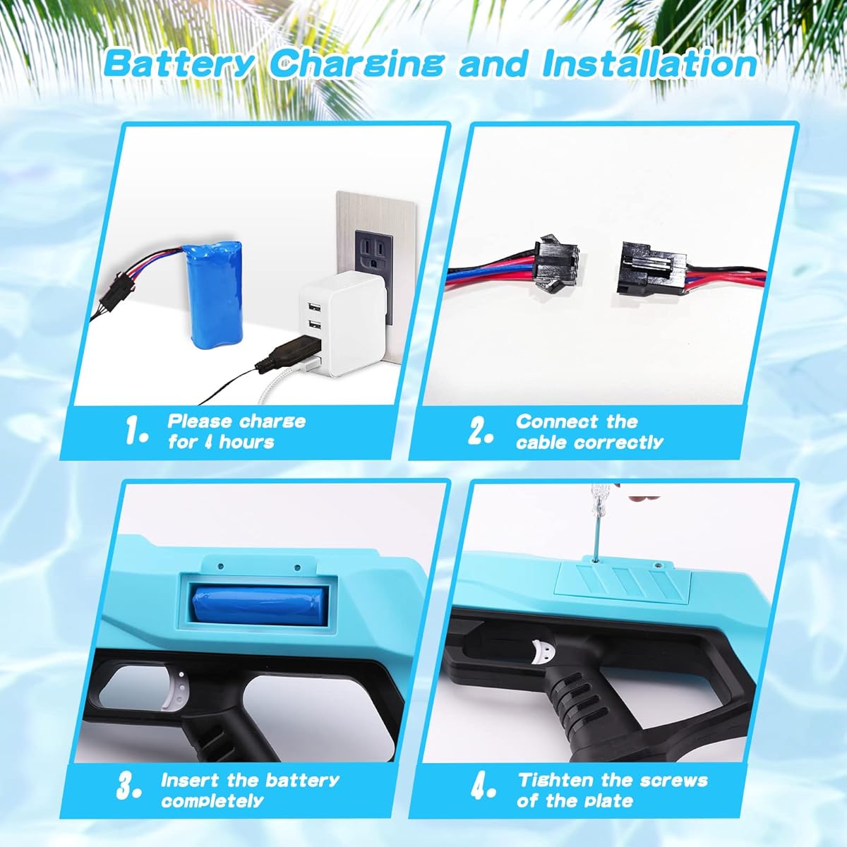 Electric Water Gun with Tank