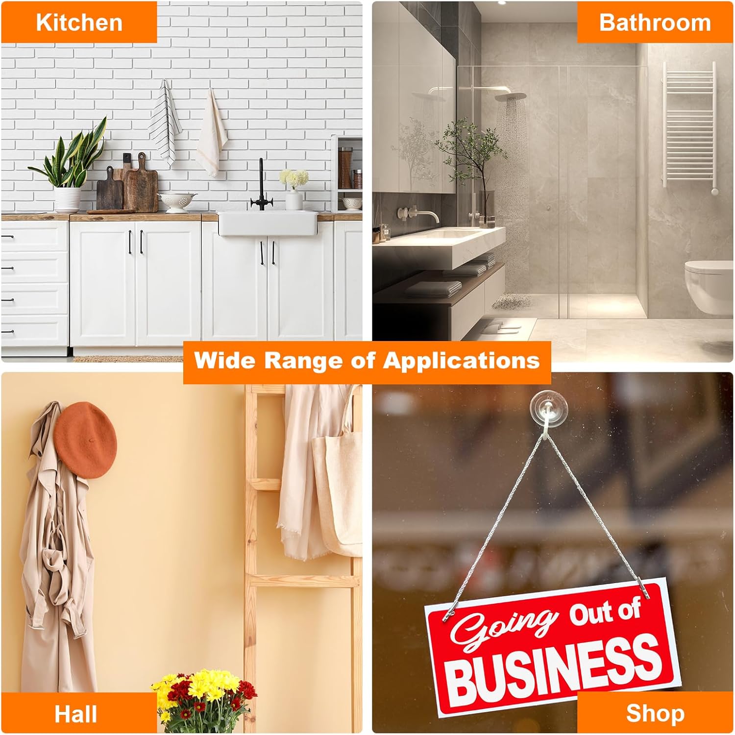 Foldable Suction Cup Hooks