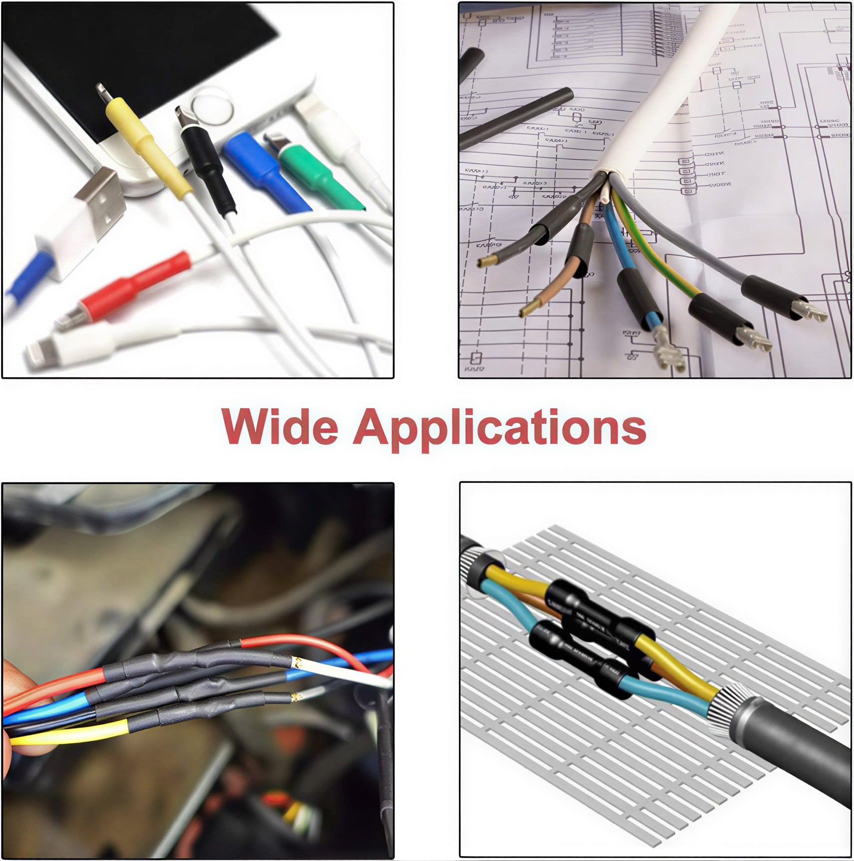 580pcs Heat Shrink Tubing Kit