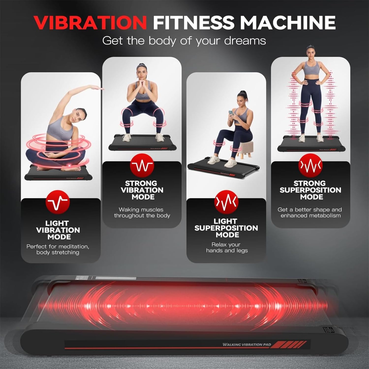 Treadmill With Vibration Pad