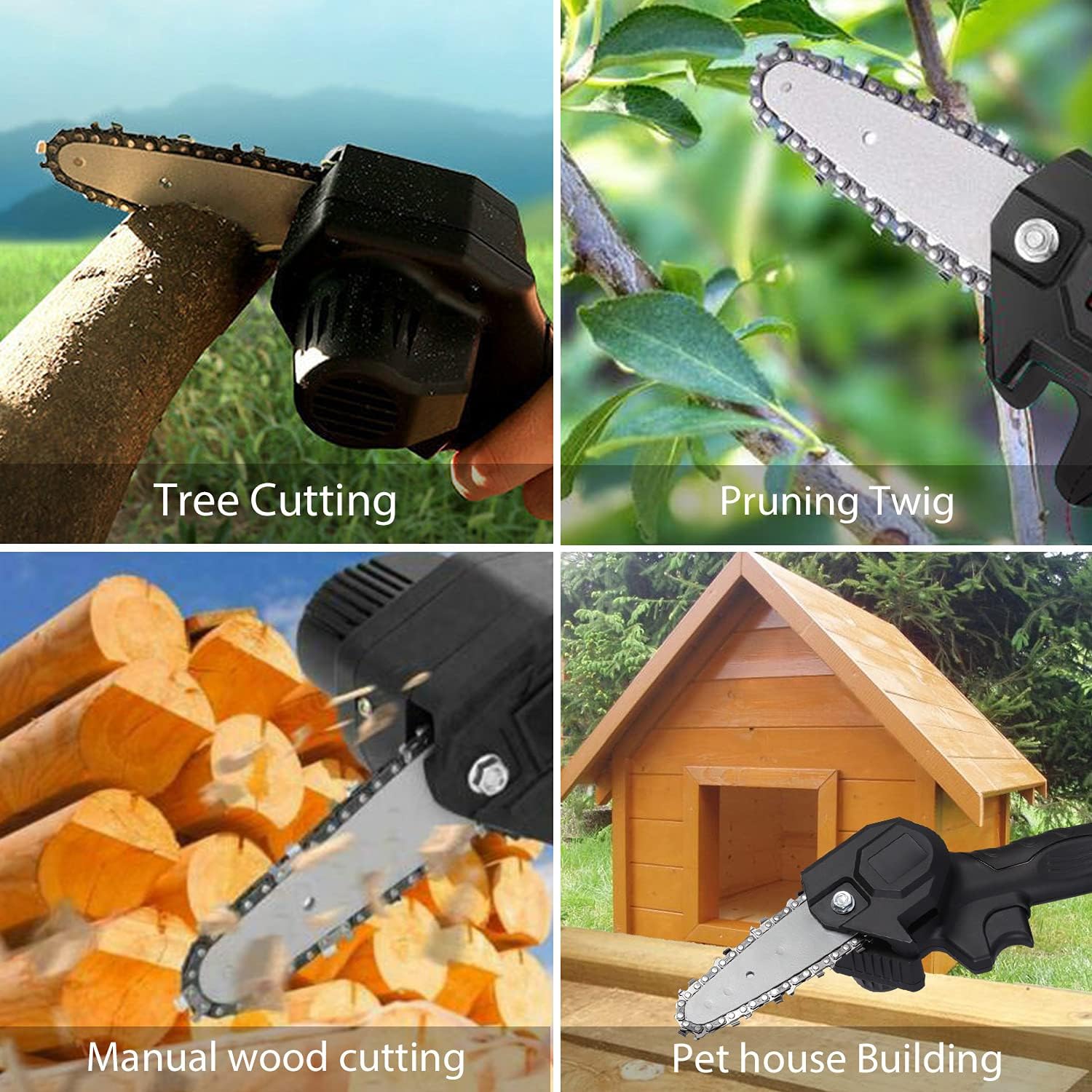 Mini Chainsaw With Battery