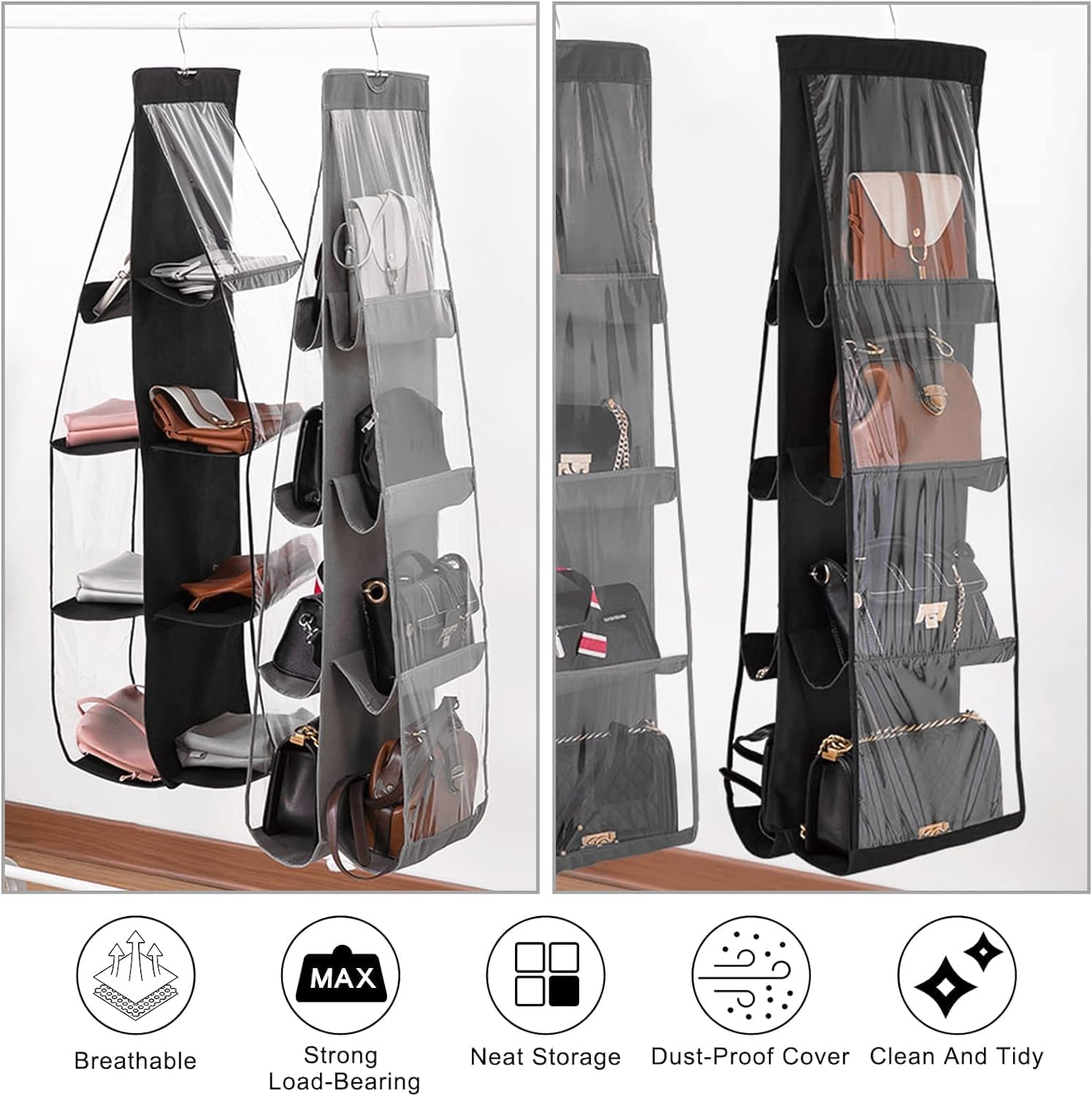 8-Pocket Bag Organizer