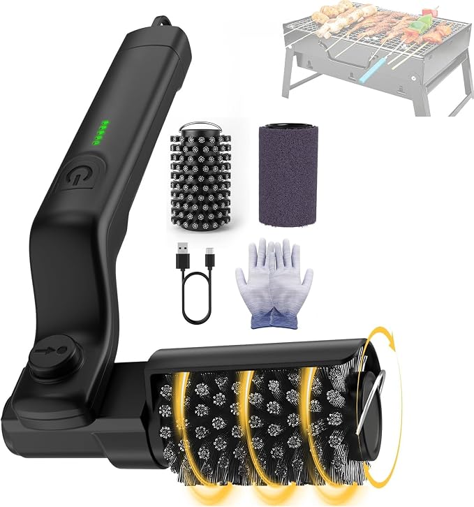Rechargeable Electric BBQ Grill Brush
