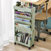 Movable Bookshelf Cart
