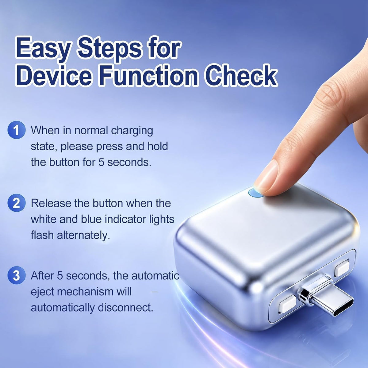 Smart Auto Stop USB-C Charging Adapter
