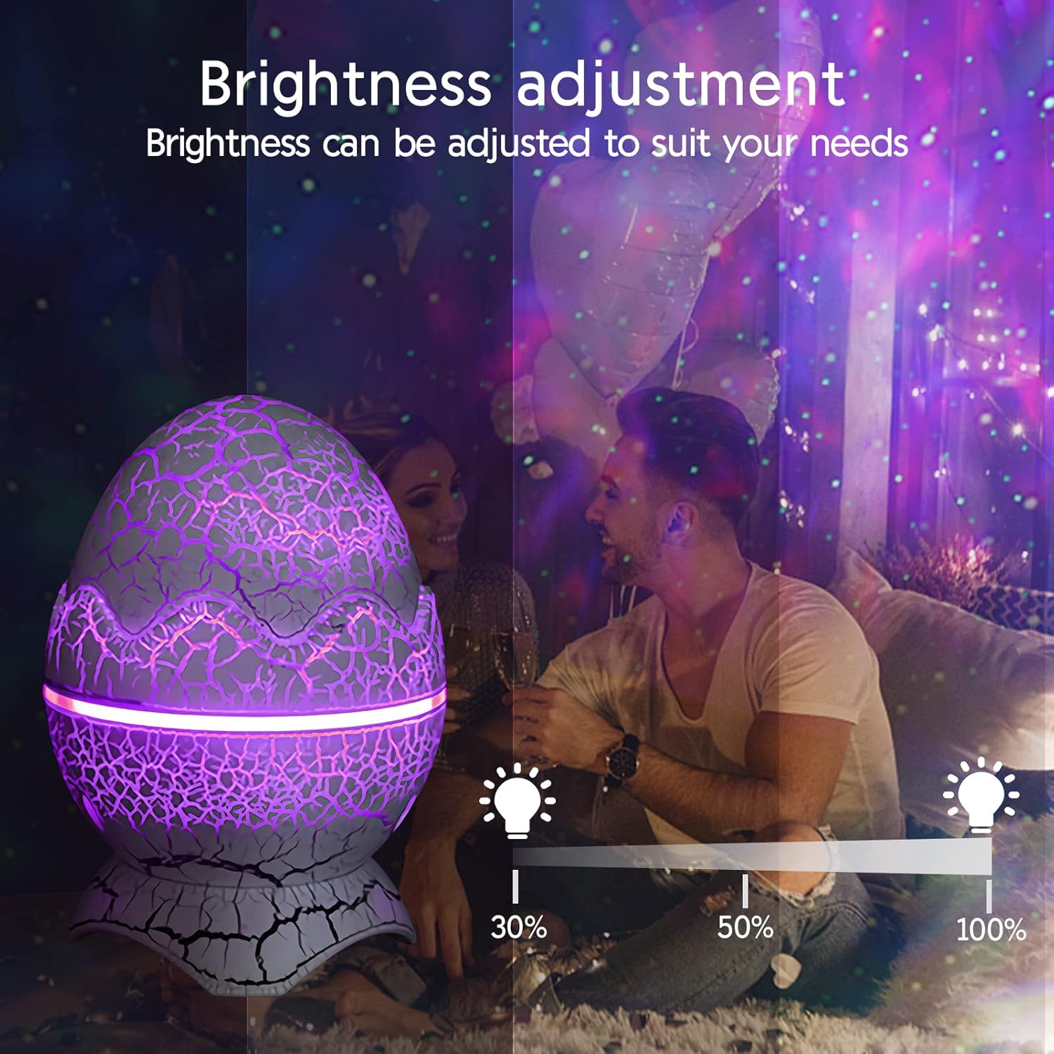 Dinosaur Egg Galaxy Projector