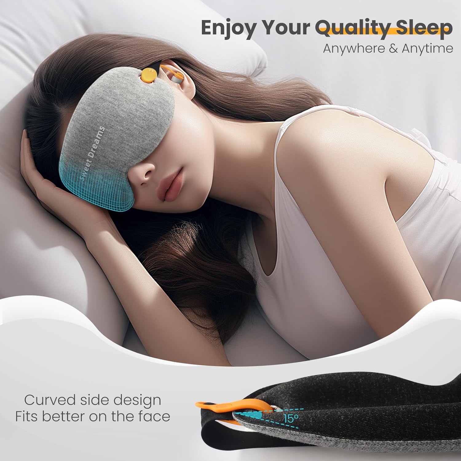 Sleep Mask with Earplugs