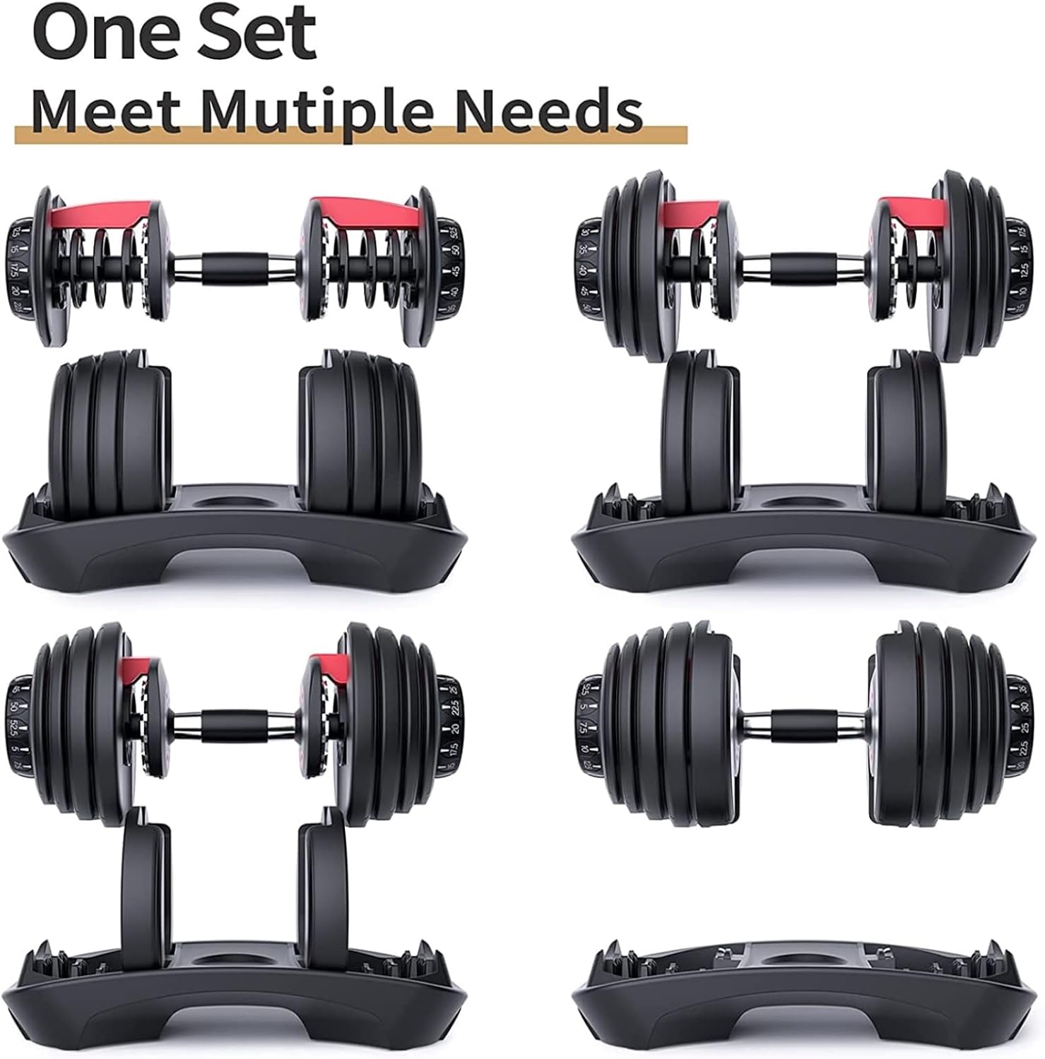 Adjustable Dumbbell Set (25KG)