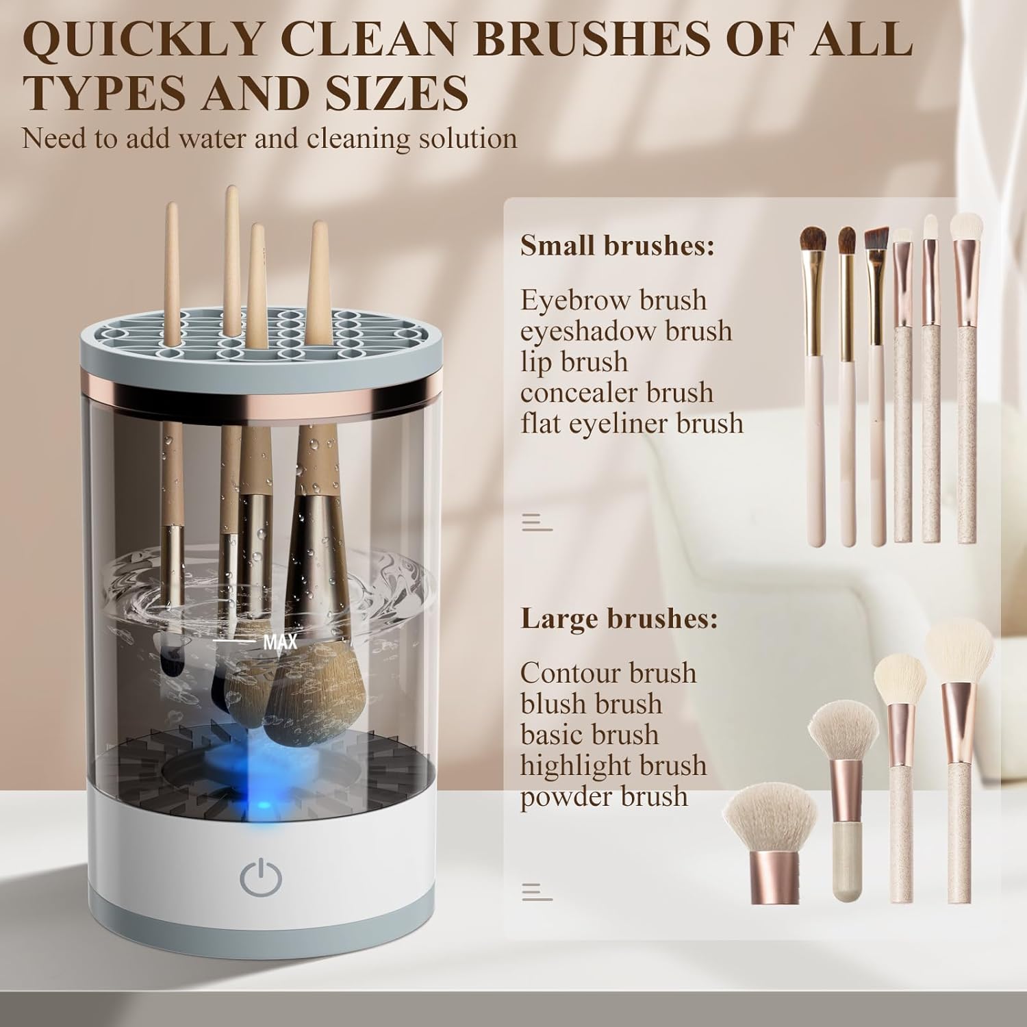 Electric Makeup Brush Cleaner