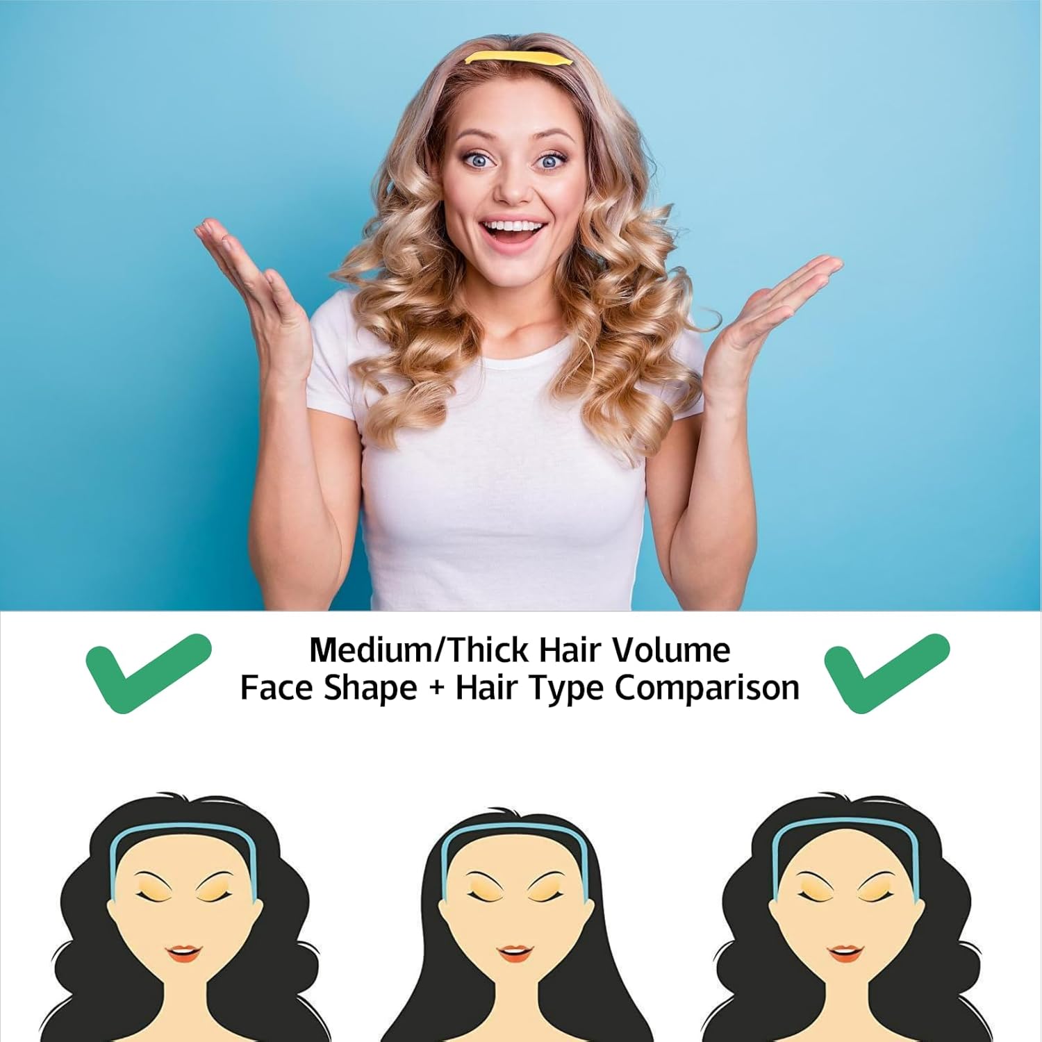 Hair Sunglasses Headband (Set of 2 Pieces)