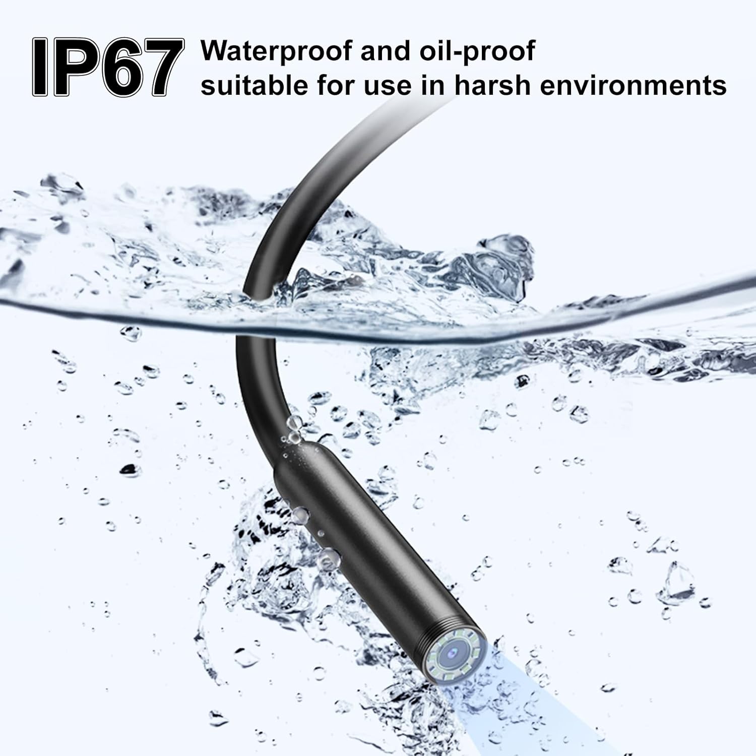 Endoscope Camera with Adjustable LED