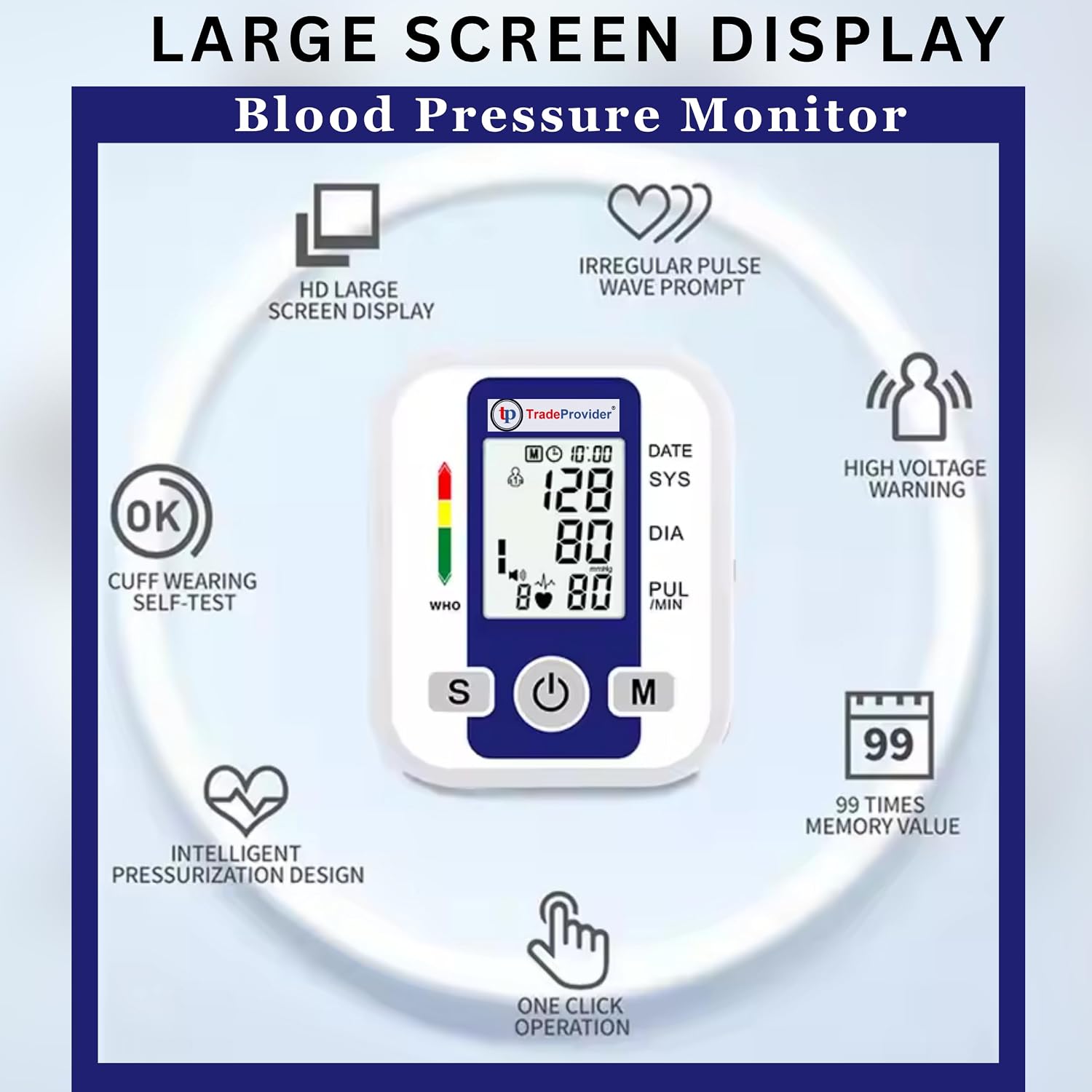 Digital Upper Arm Blood Pressure Monitor