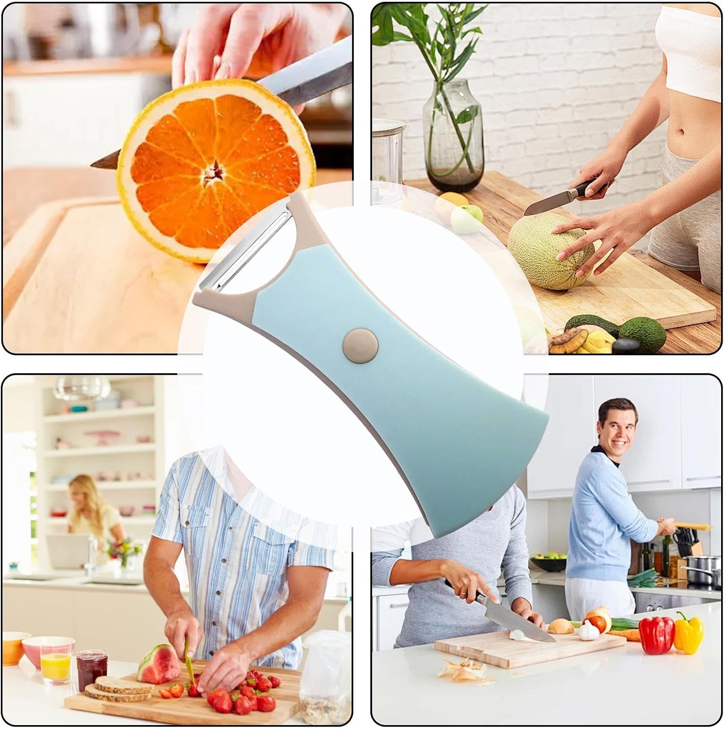 2-in-1 Fruit & Vegetable Peeler and Shredder
