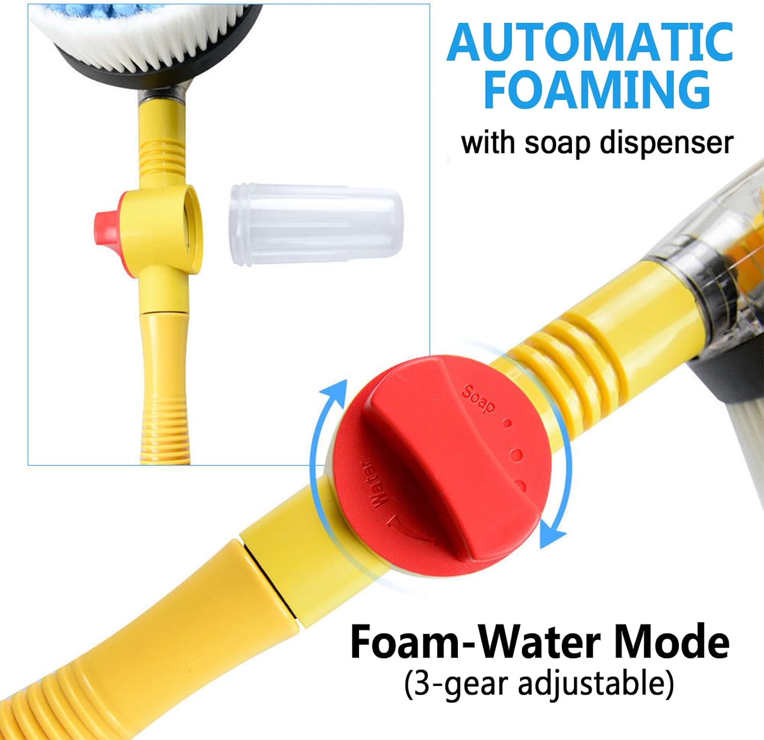 Car Wash Rotating Brush Kit