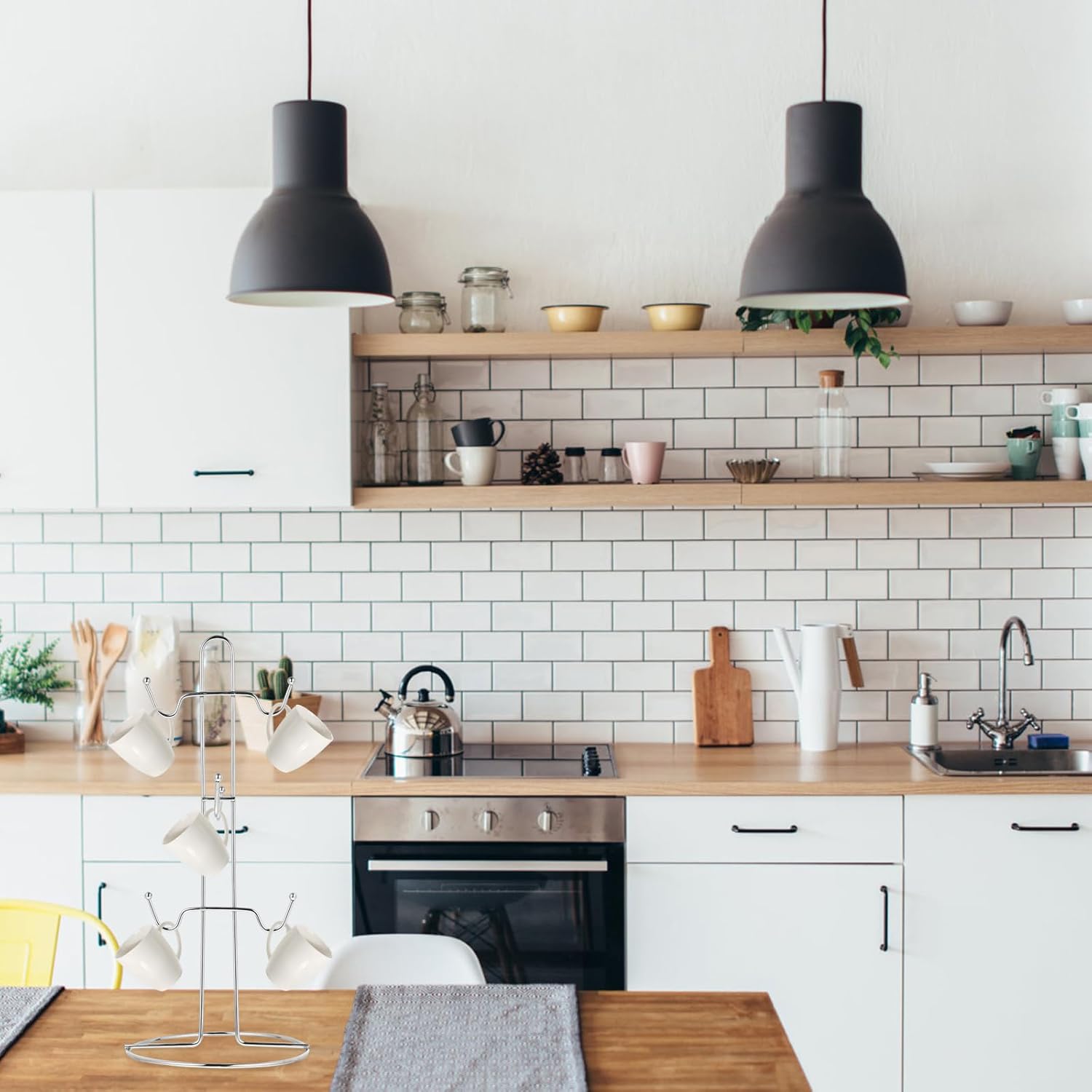 Metal Mug Holder Rack