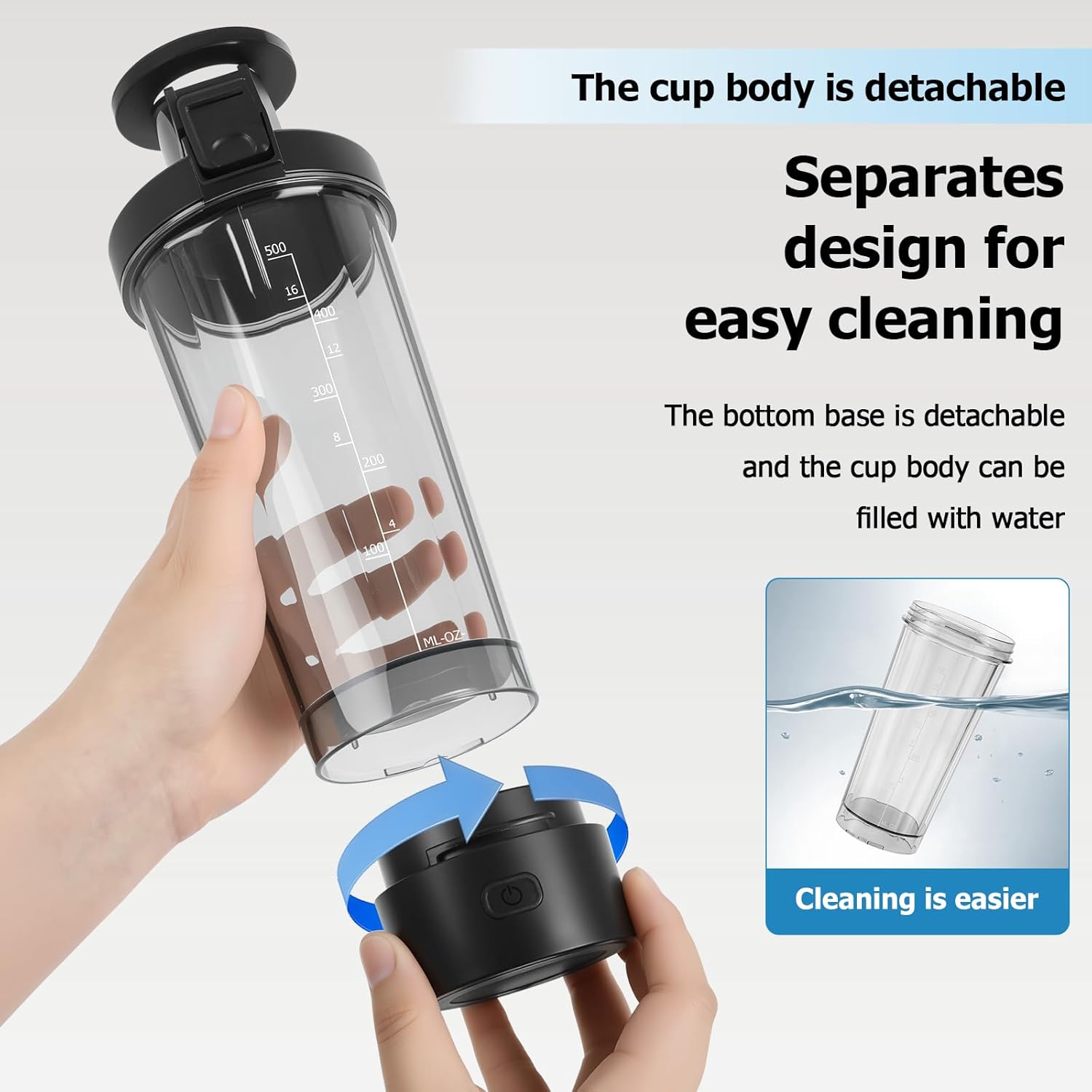 Bottle with Magnetic Phone Holder