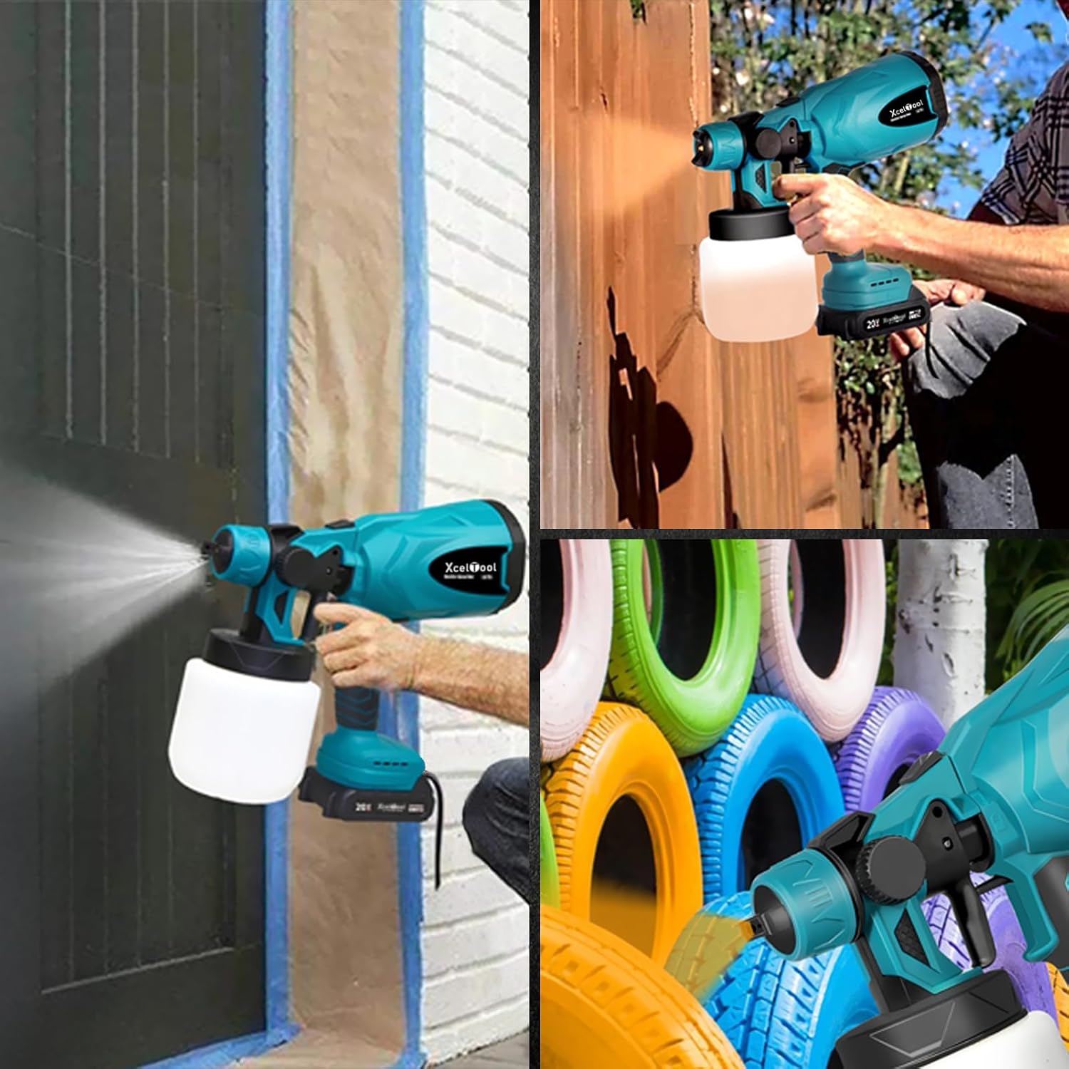 Cordless Paint Sprayer Gun