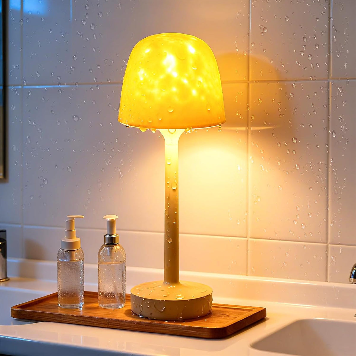16-Color Ocean Wave Projector Shower Lamp