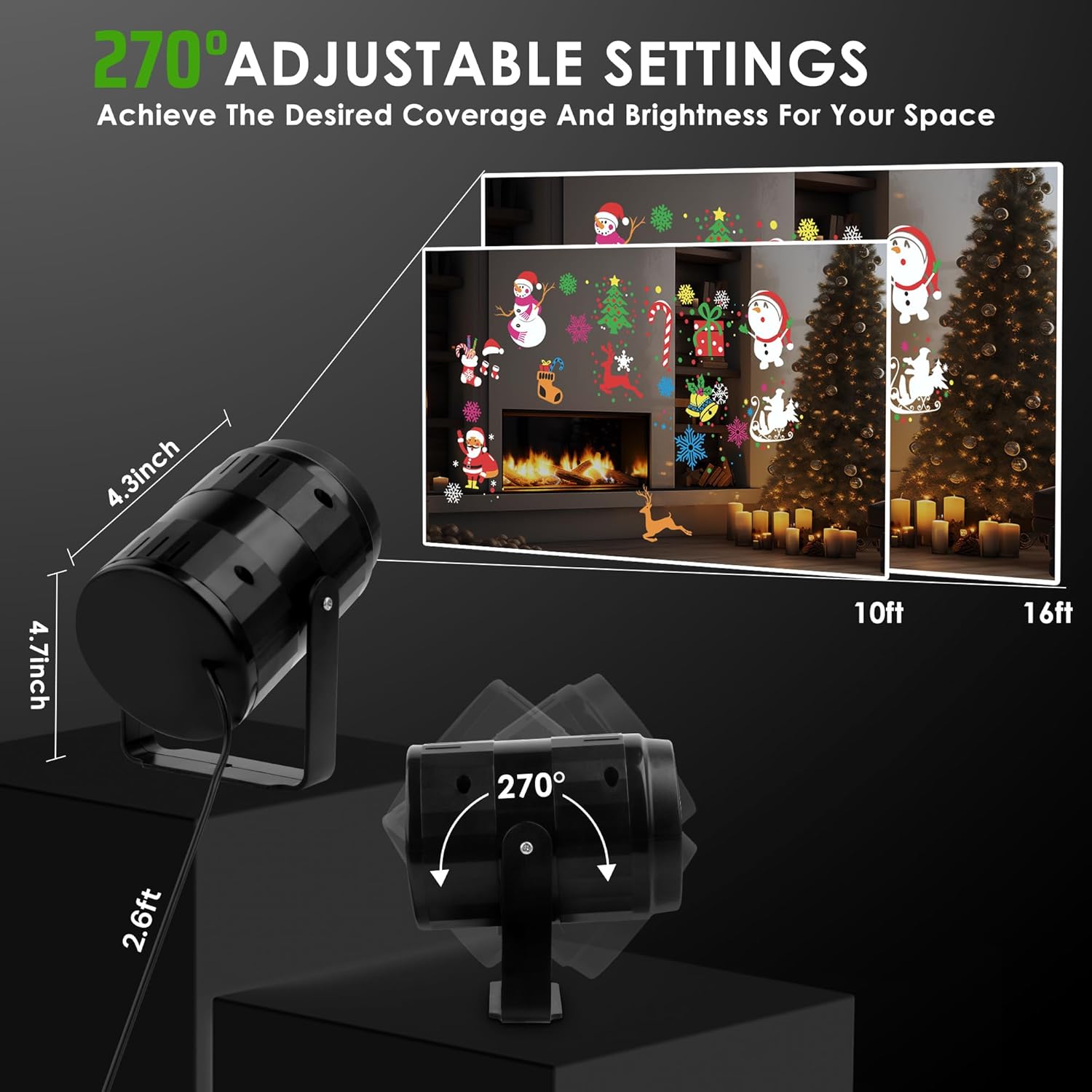 Christmas Led Projection Light