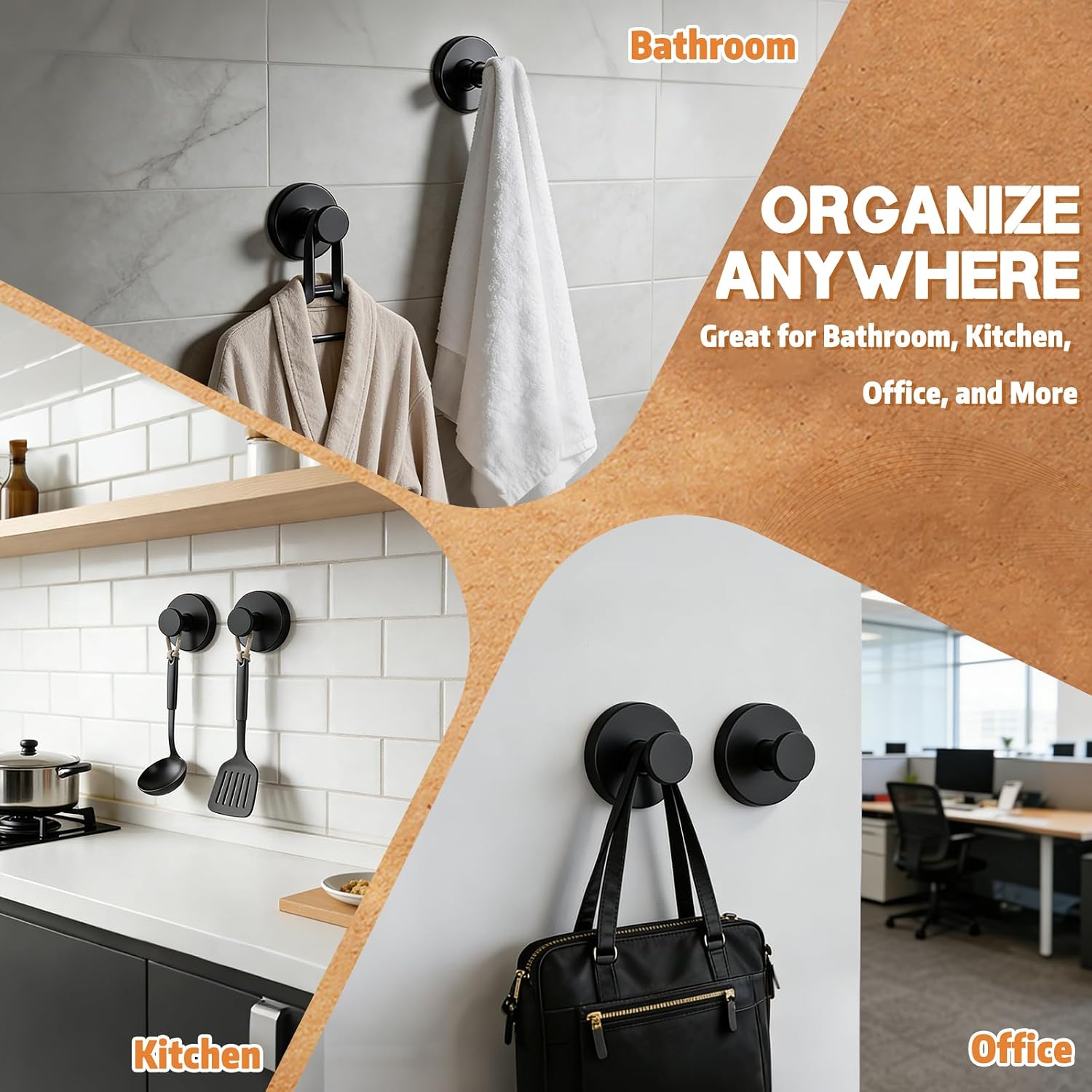 Suction Cup Hooks (2-Pack)