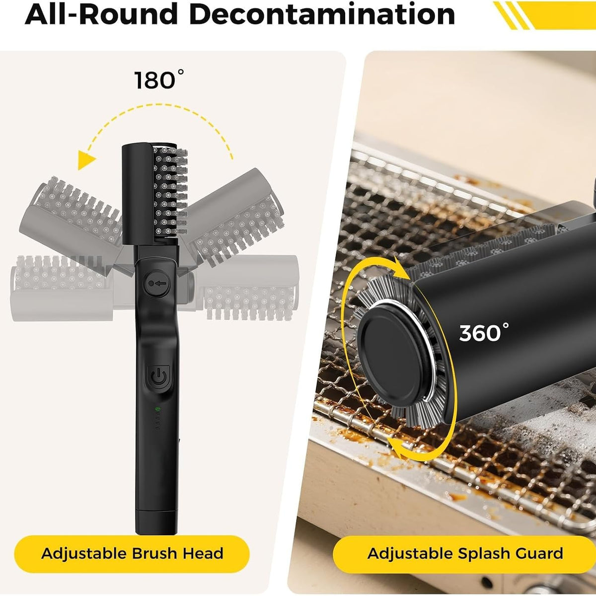 Rechargeable Electric BBQ Grill Brush
