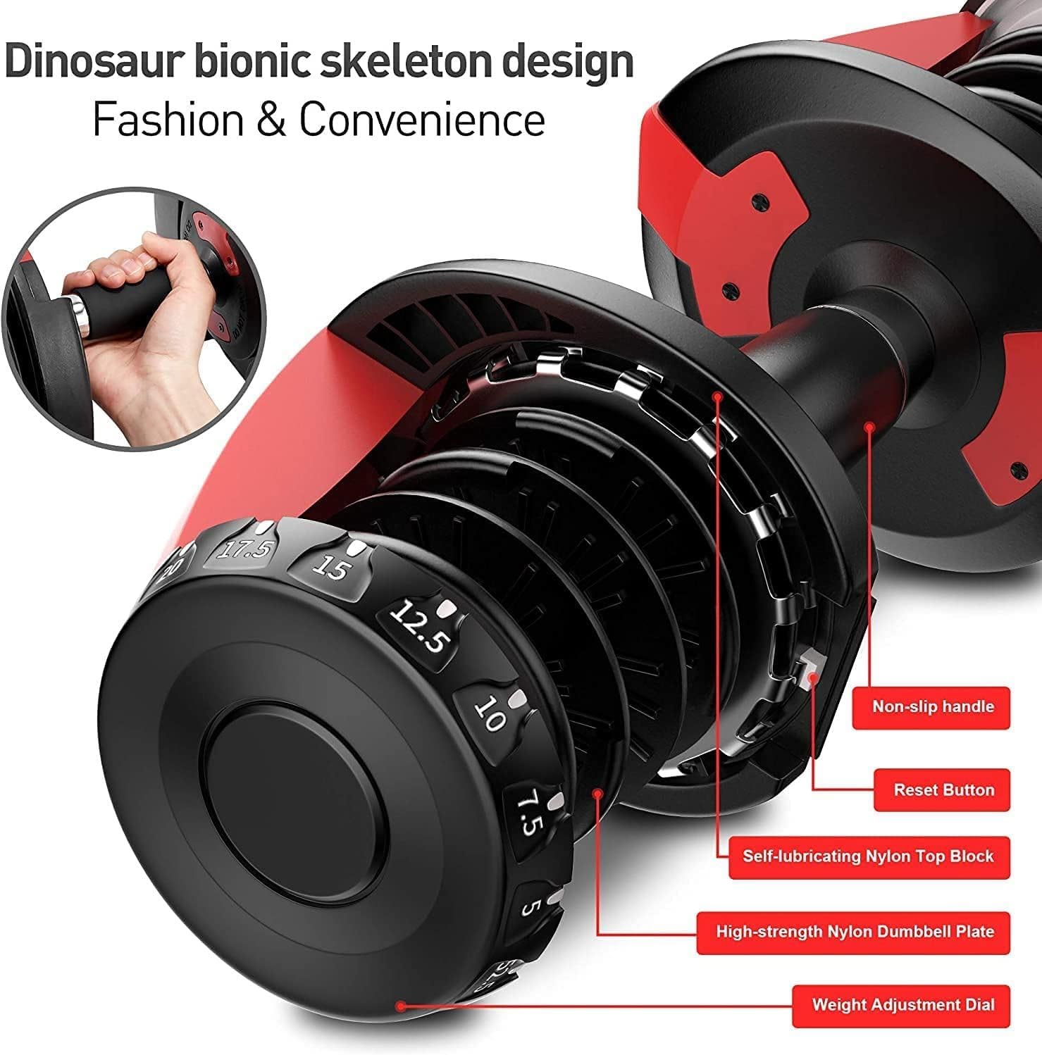 Adjustable Dumbbell Set (25KG)