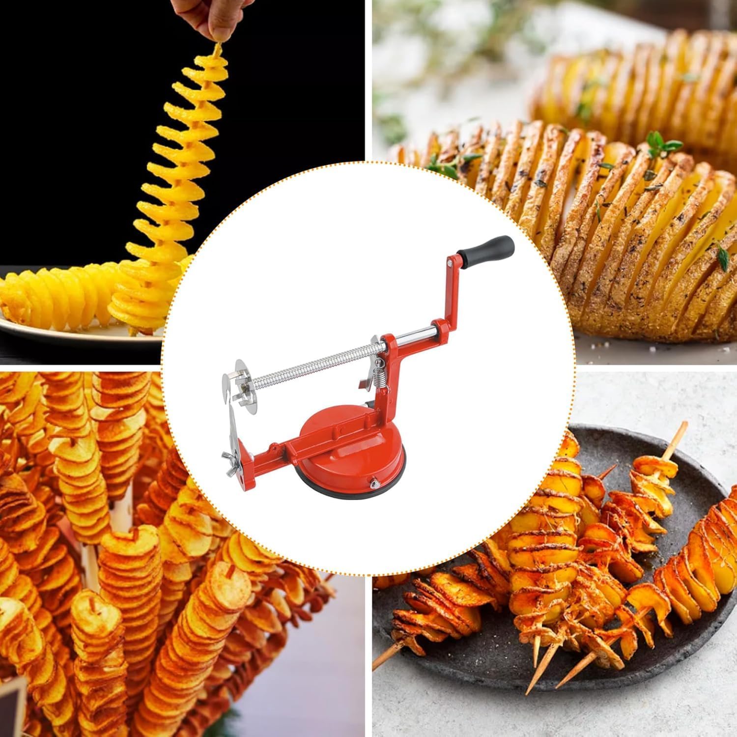 Potato Spiral Cutter Machine