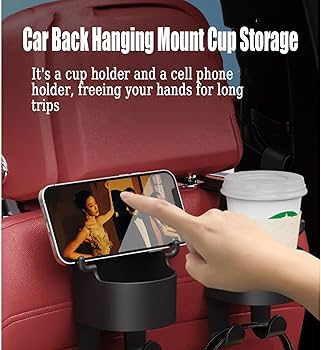 4 in 1 Car Hook cupholder (Set of 2)