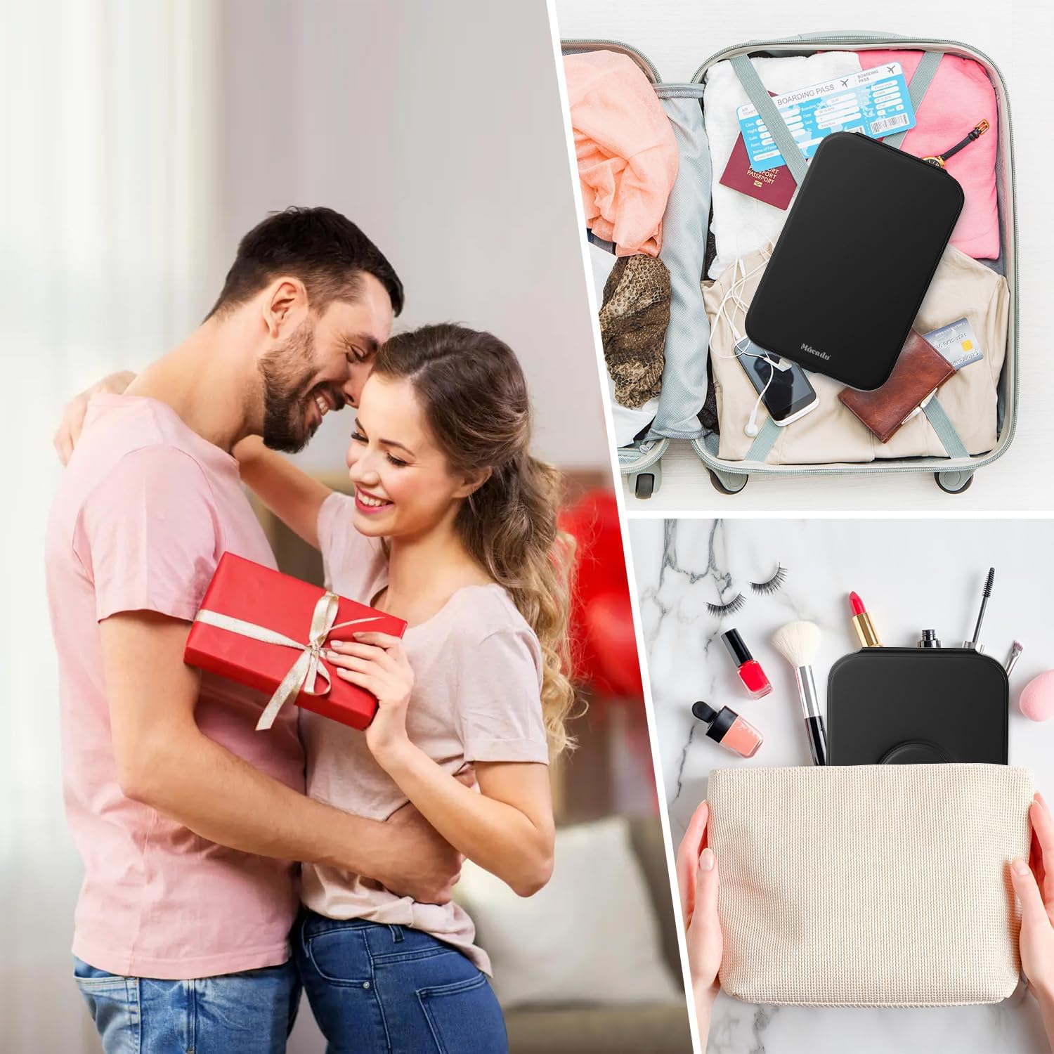 Foldable LED Makeup Mirror