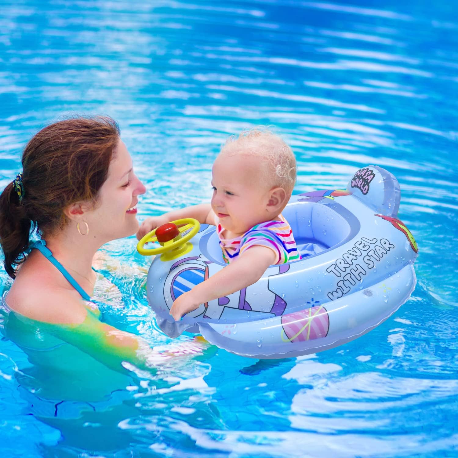 Baby Swim Float with Steering Wheel