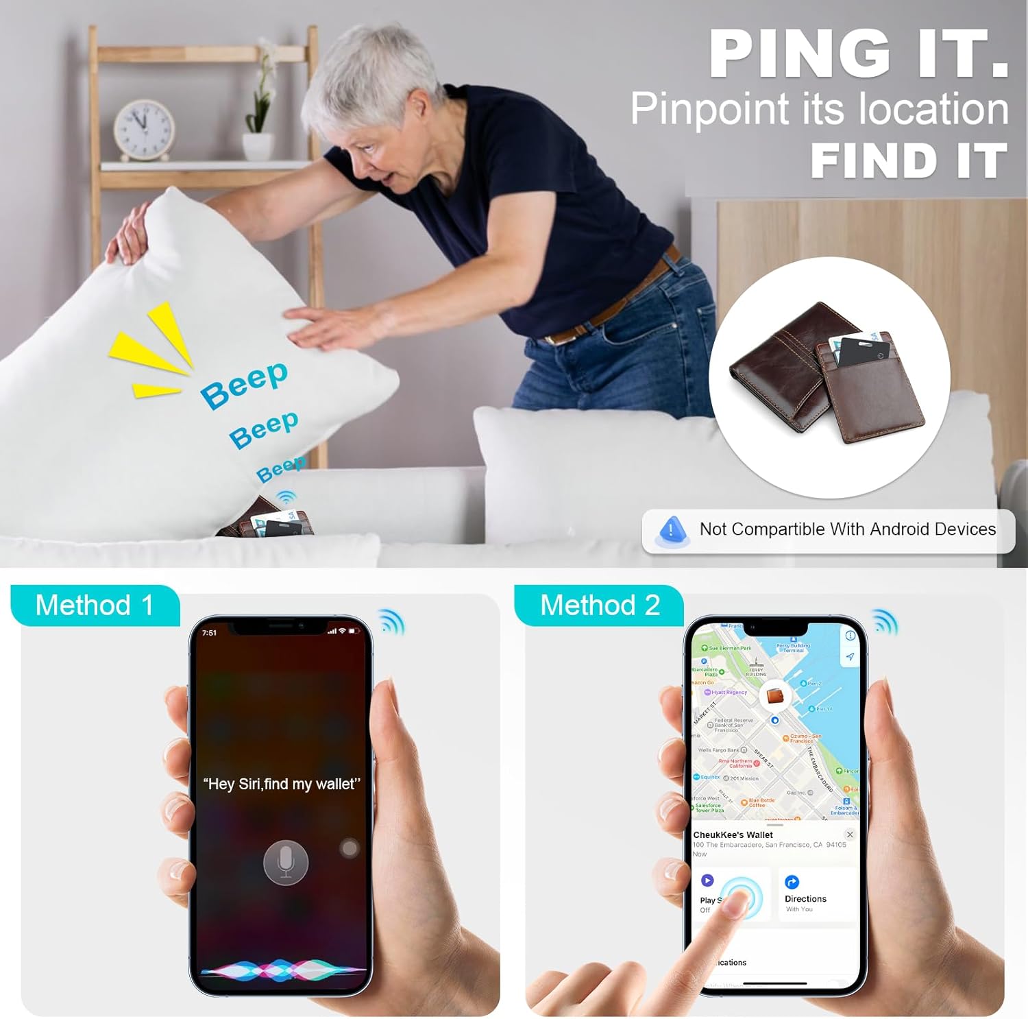 Bluetooth Tracker Card
