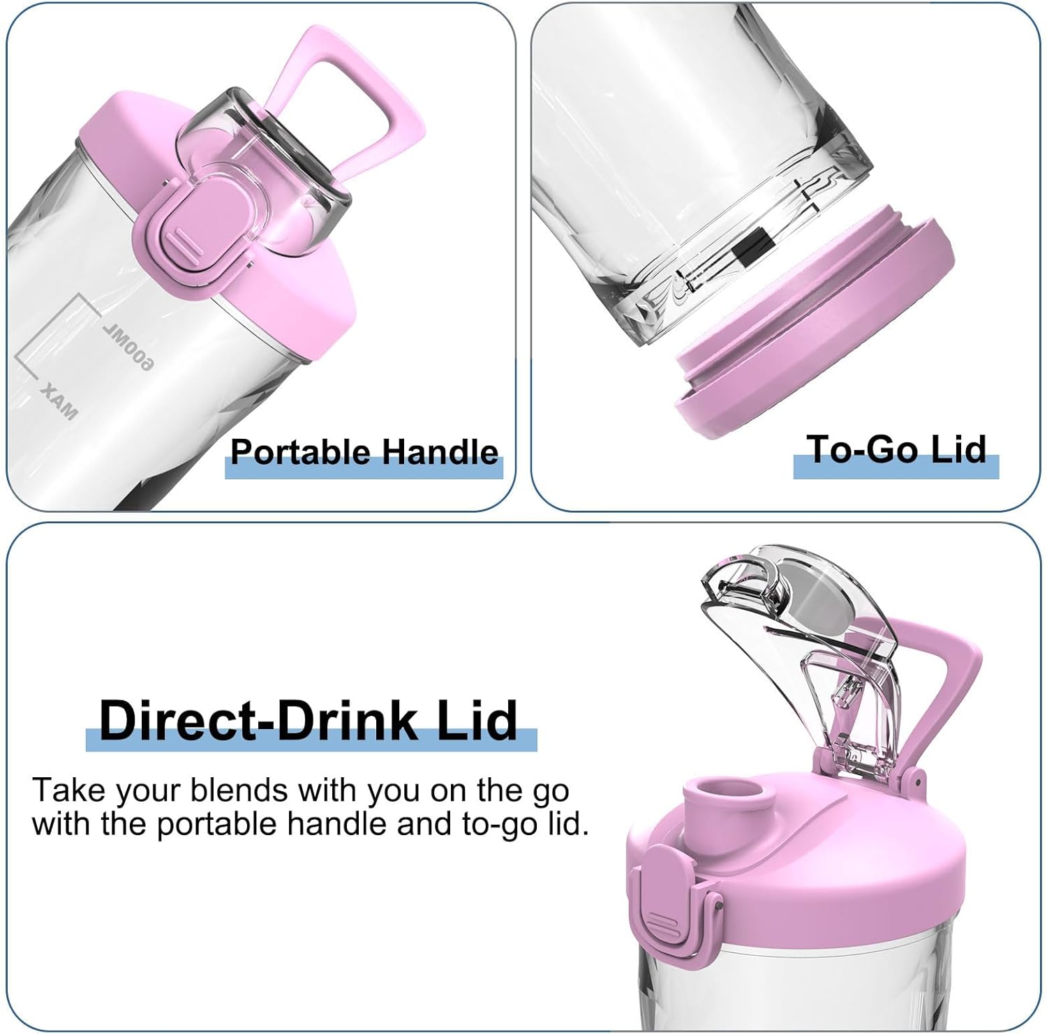 Portable USB Blender with Travel Cup