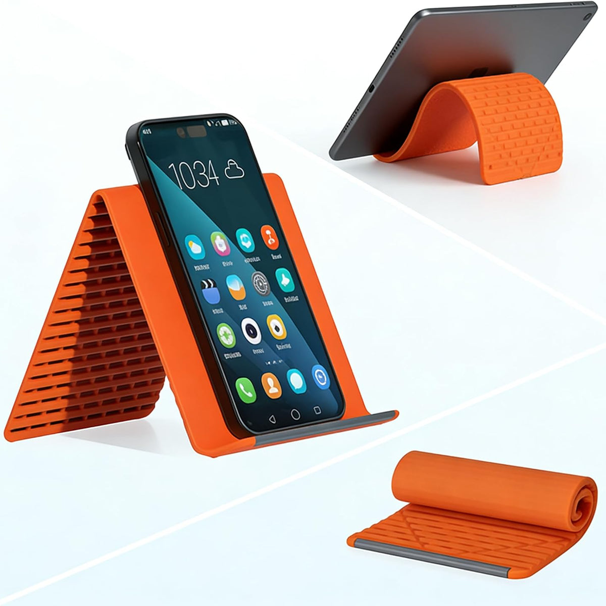 Flexible Silicone Aluminum Phone Stand