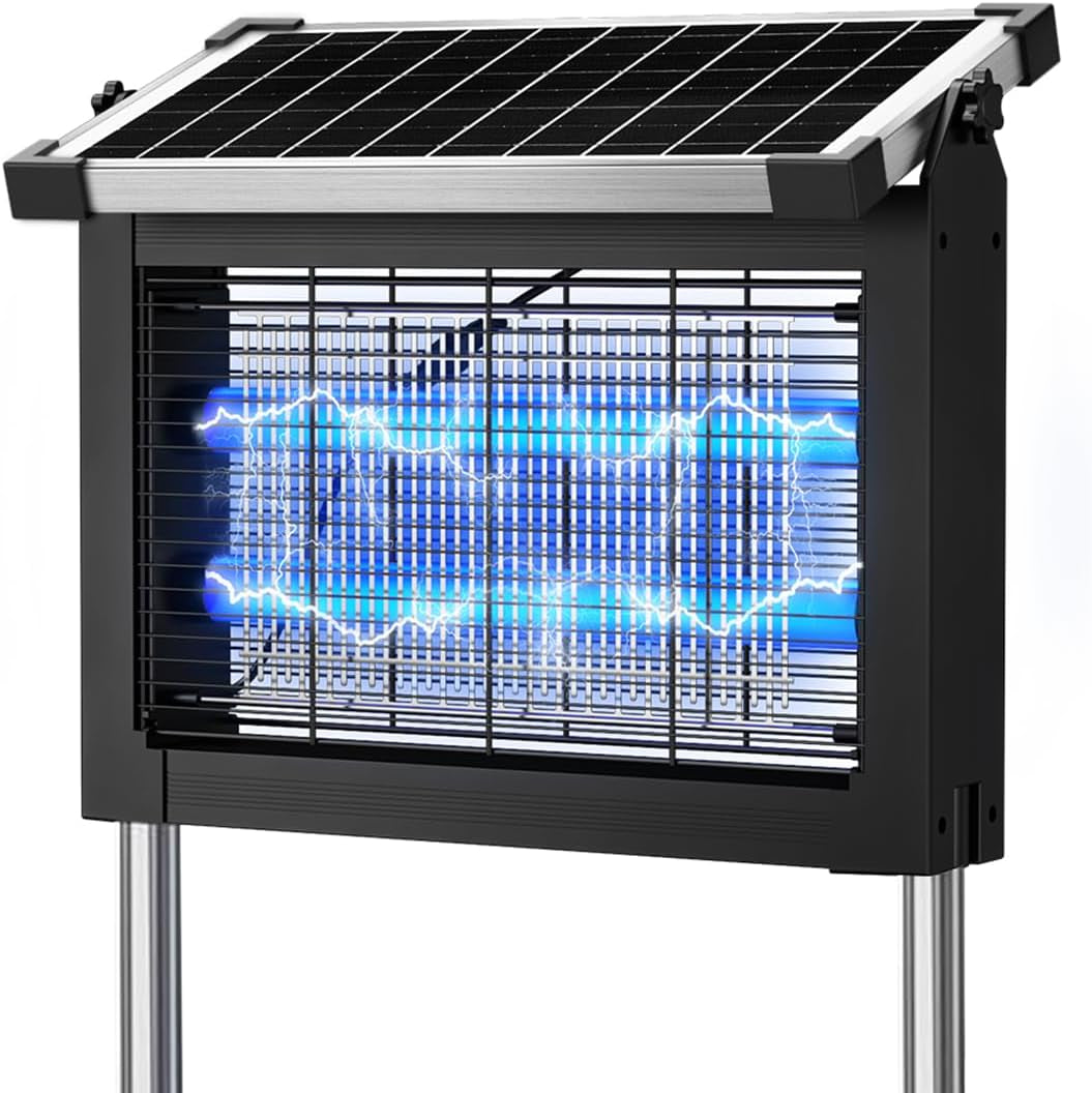 Solar Fly Zapper Lamp