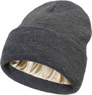 Satin lined winter hat