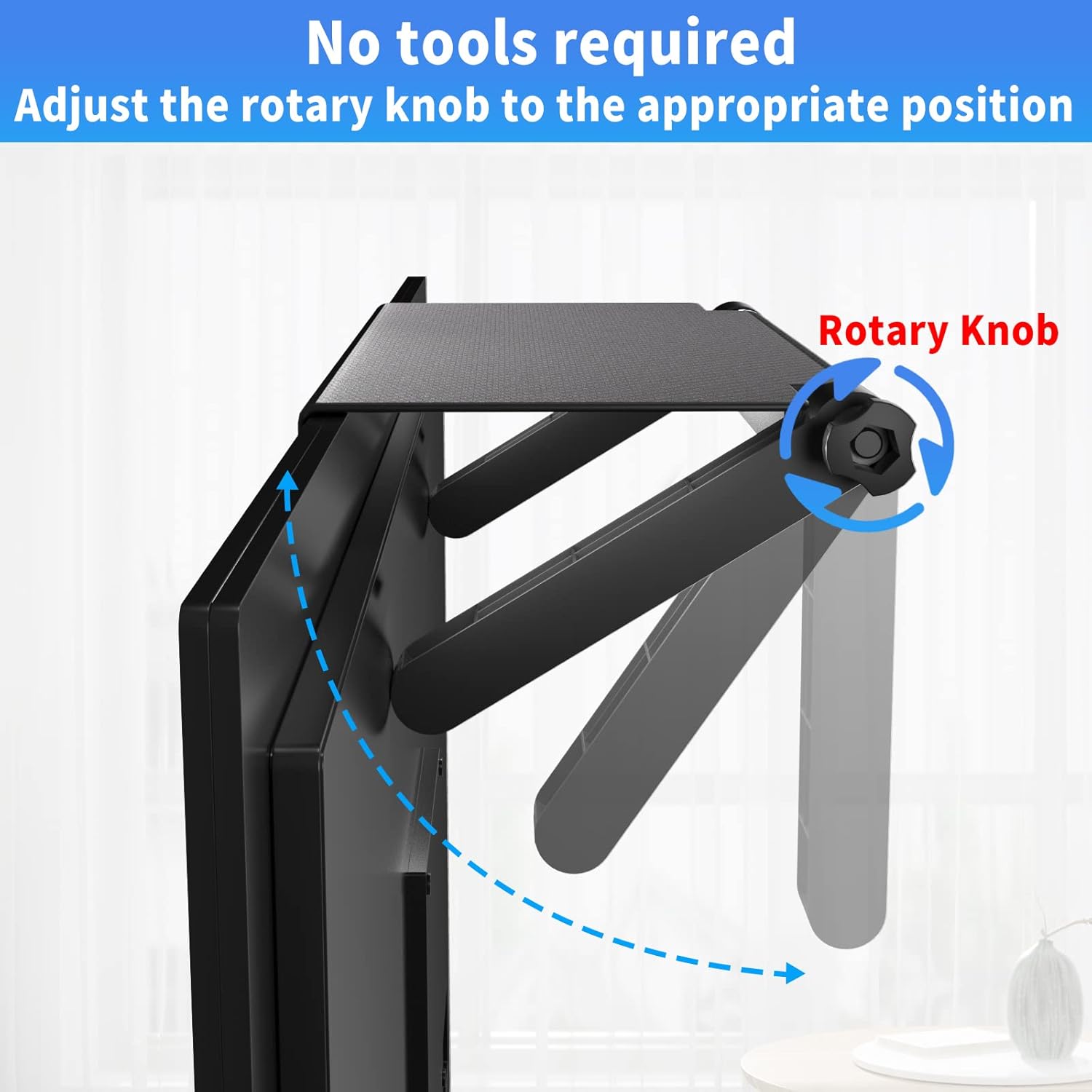 Adjustable TV Top Shelf