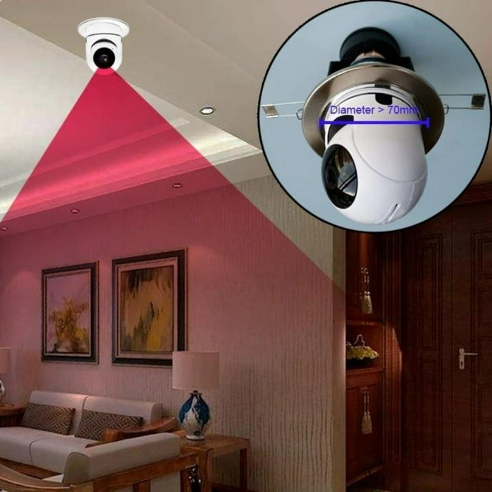 Light Bulb Security Camera 720P