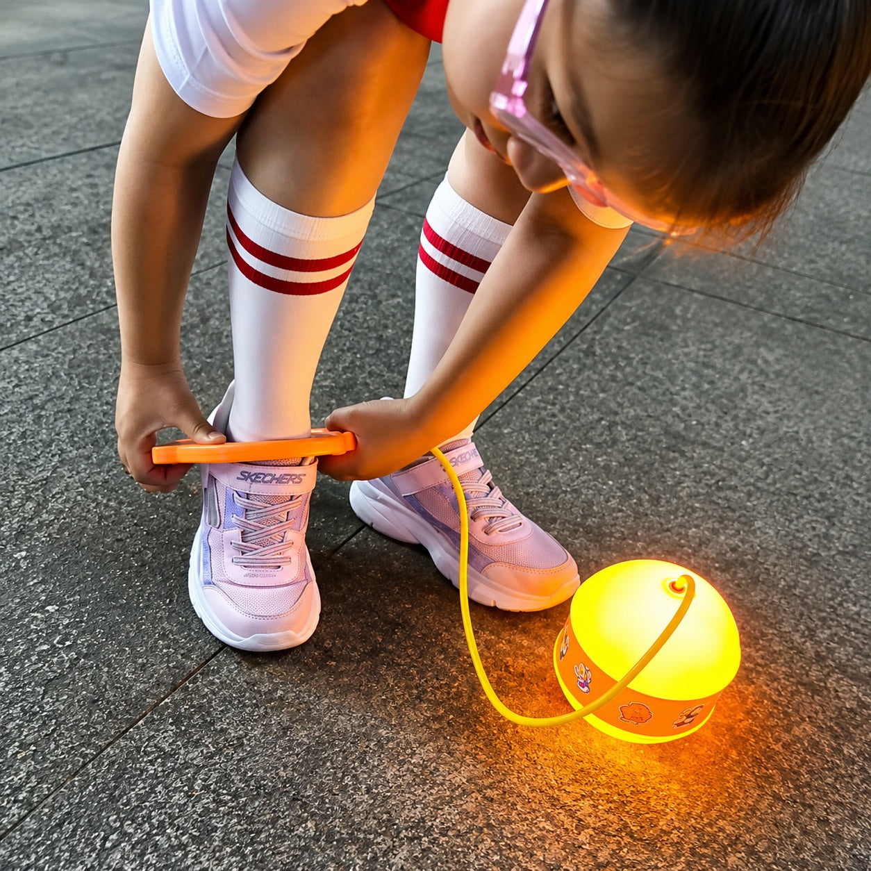 Glowing Ankle Skip Ball