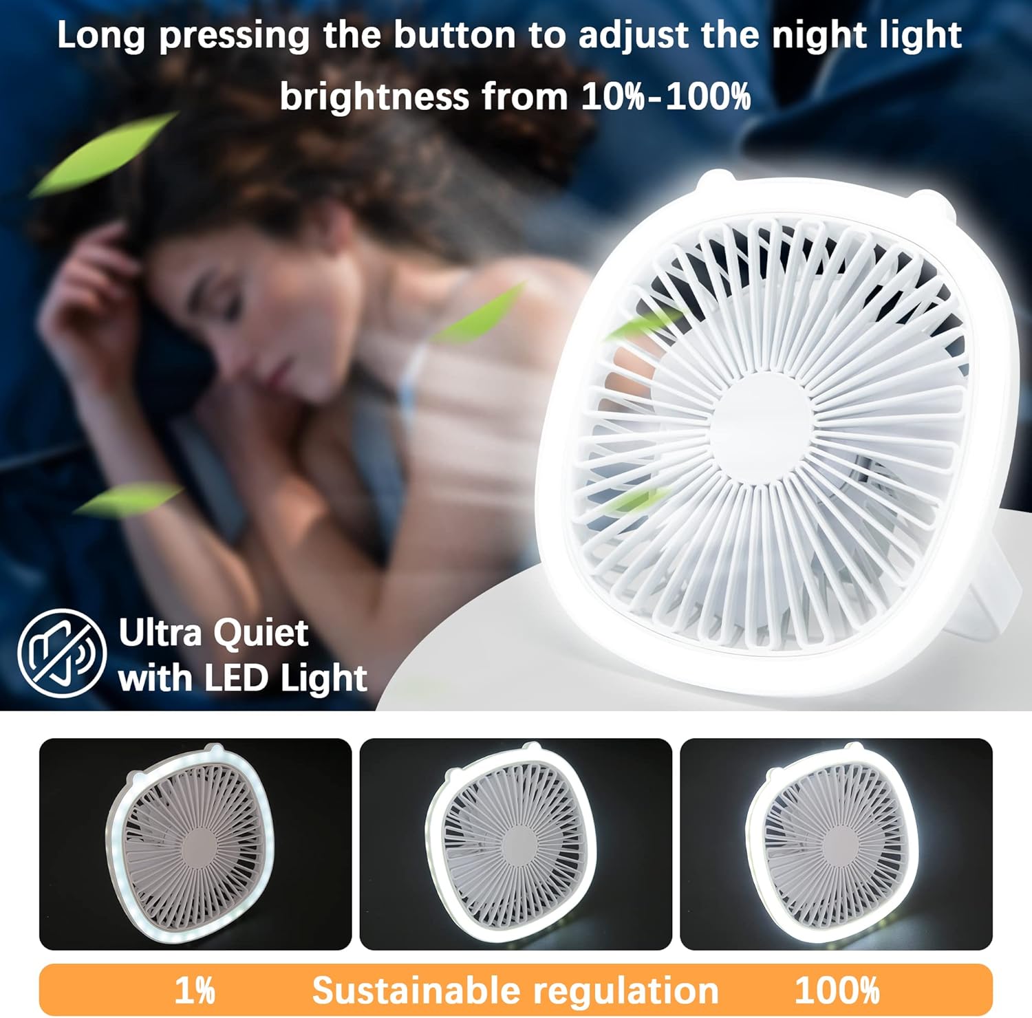 2 in 1 Fan + LED Light