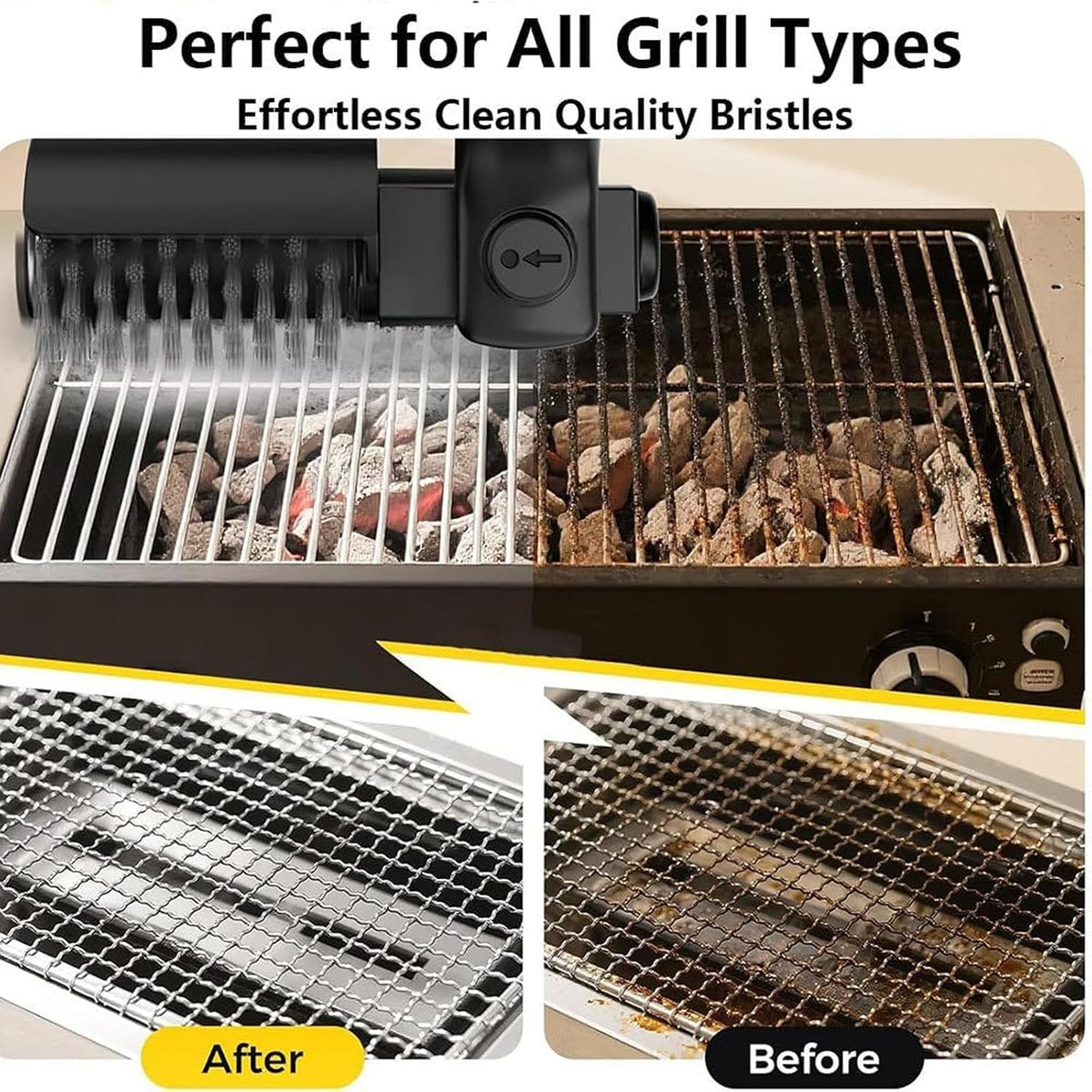 Rechargeable Electric BBQ Grill Brush