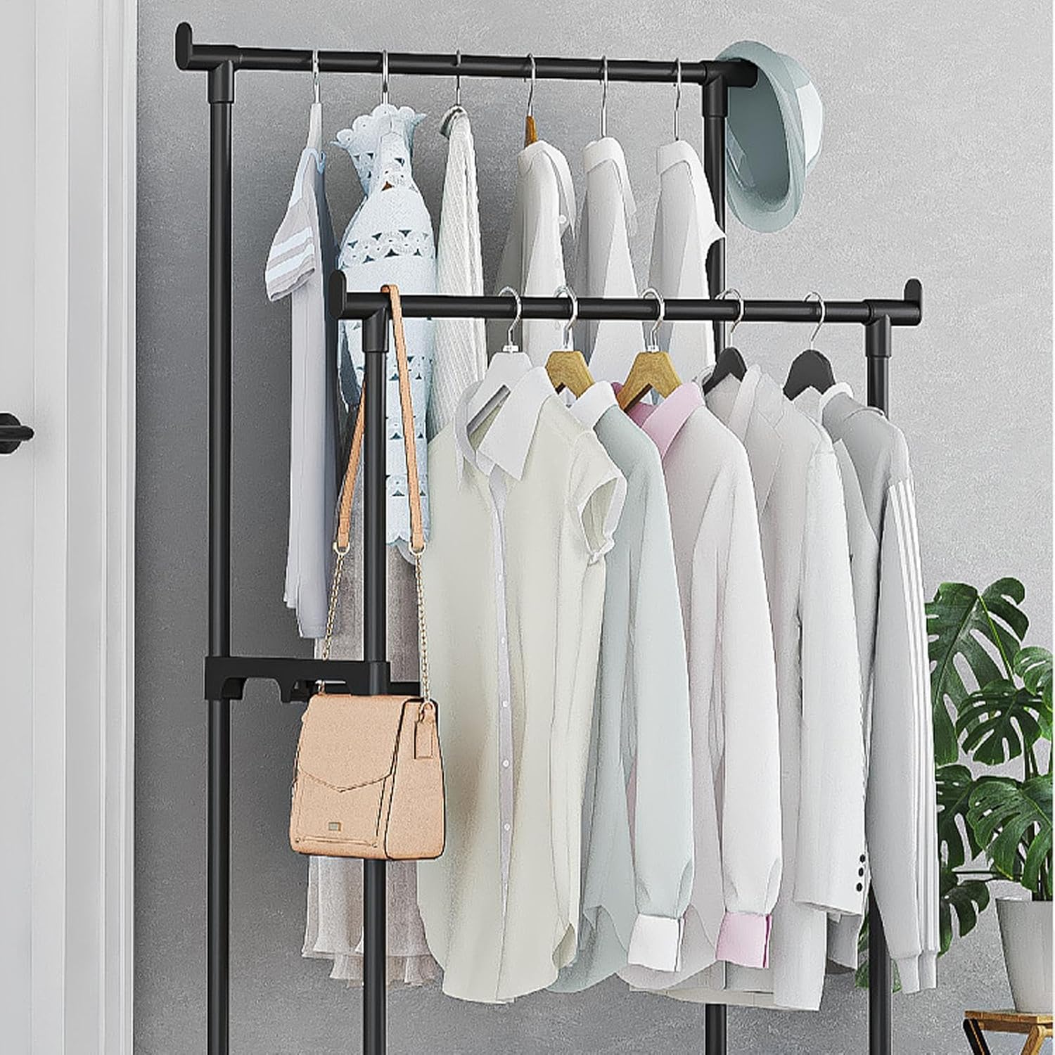 Double Garment Rack