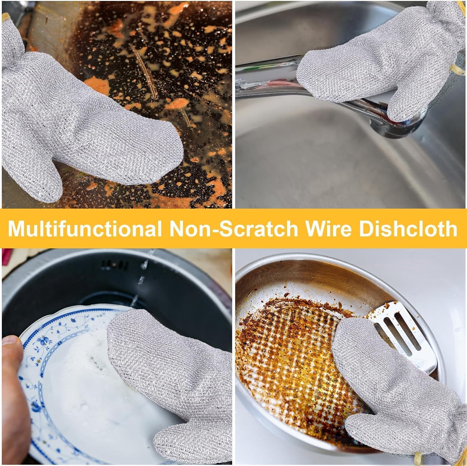 Multi Functional Wire Cleaning Gloves (pair)