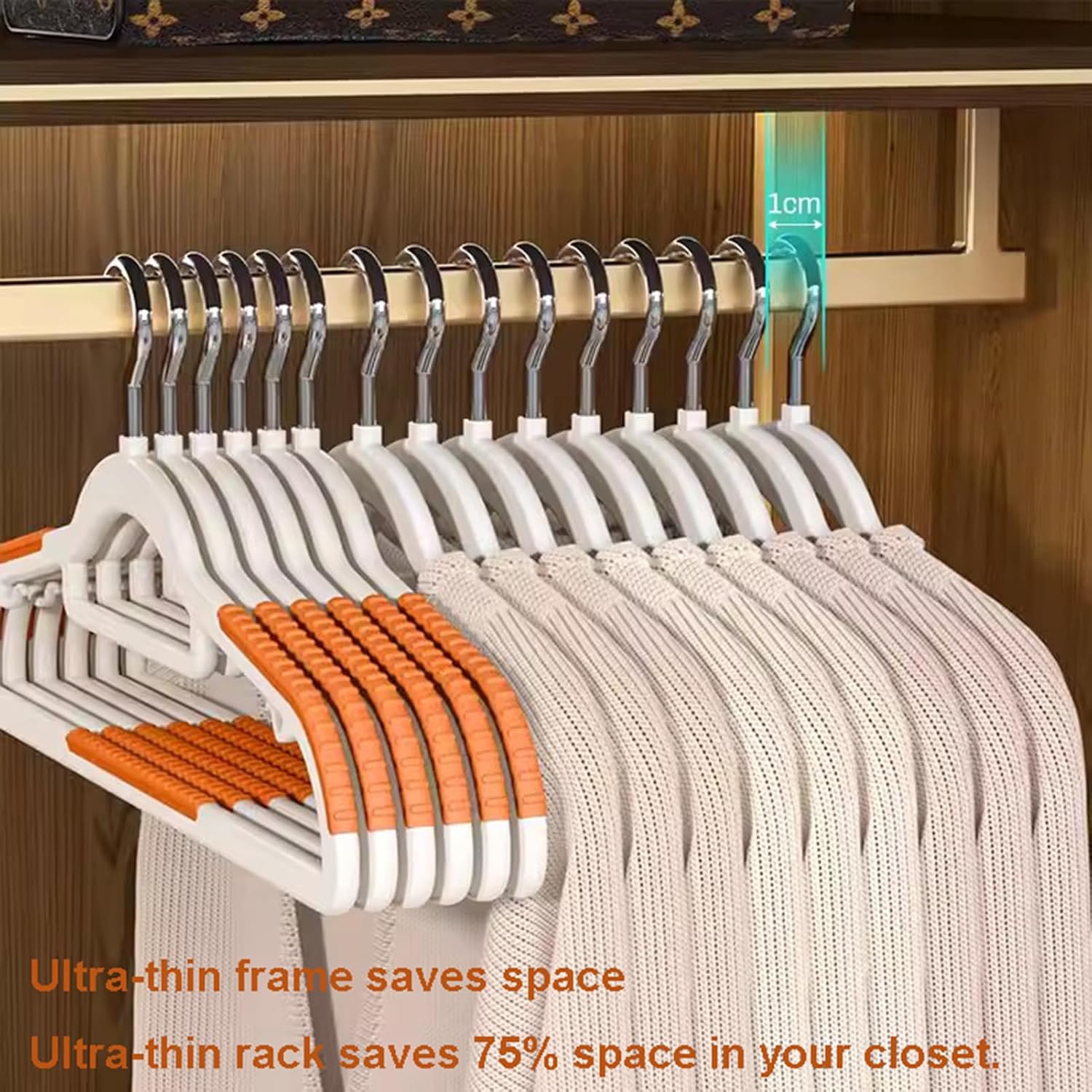 Anti-Slip Plastic Hangers (10 pcs)