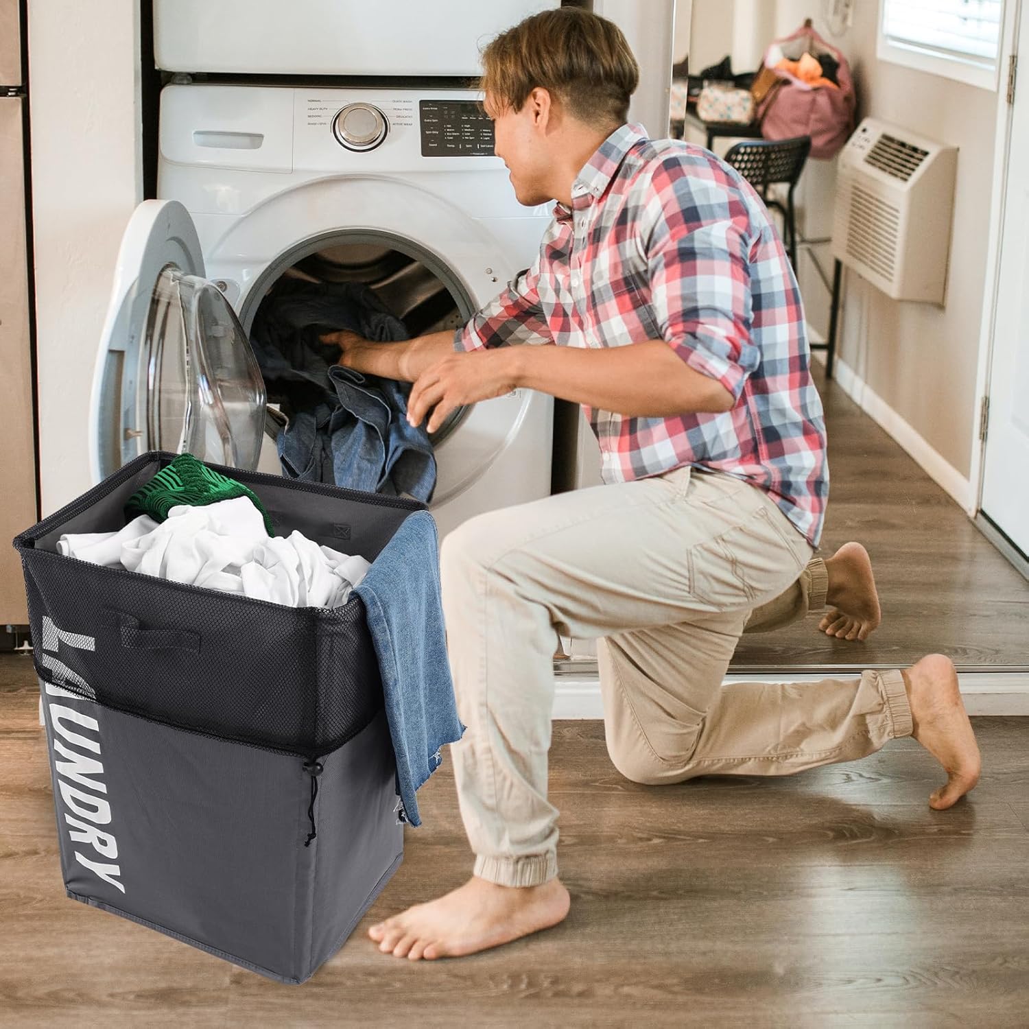 Rolling Laundry Basket