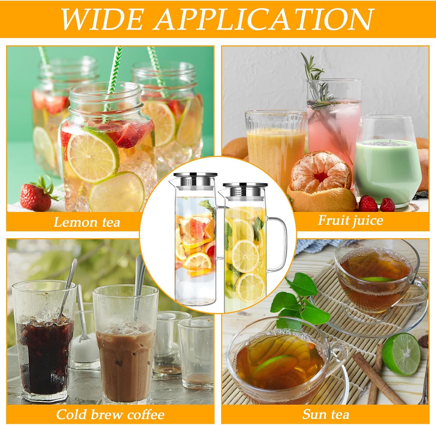 Borosilicate Glass Bottle 1.5L