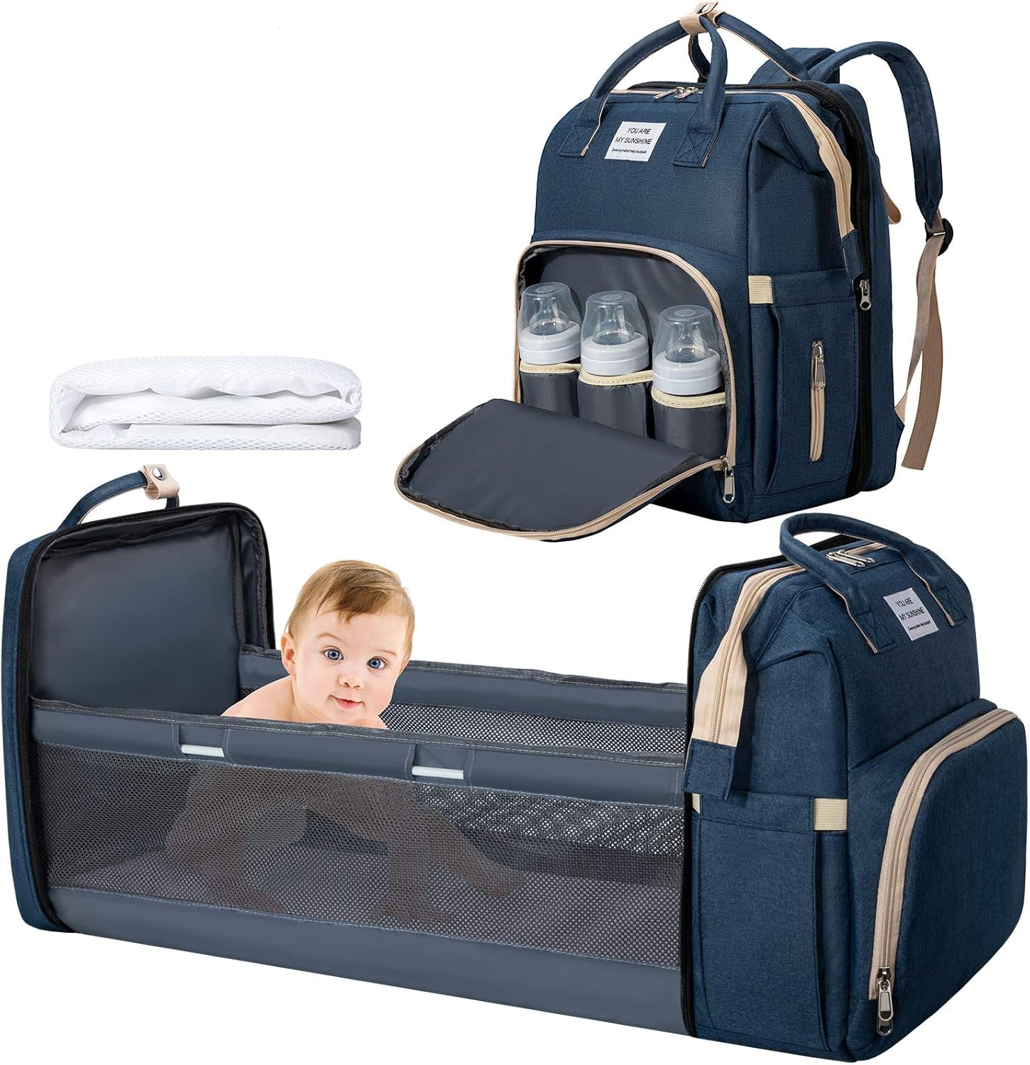 2 in 1 Baby Bag & Portable Bed