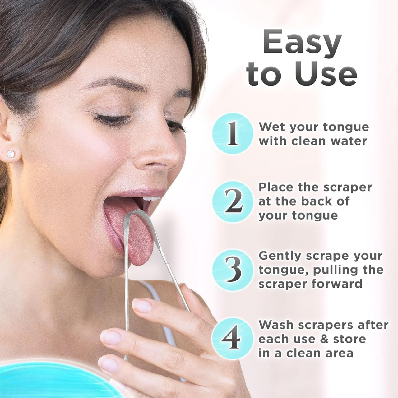 Tongue Scrapers Set (3 Pcs)