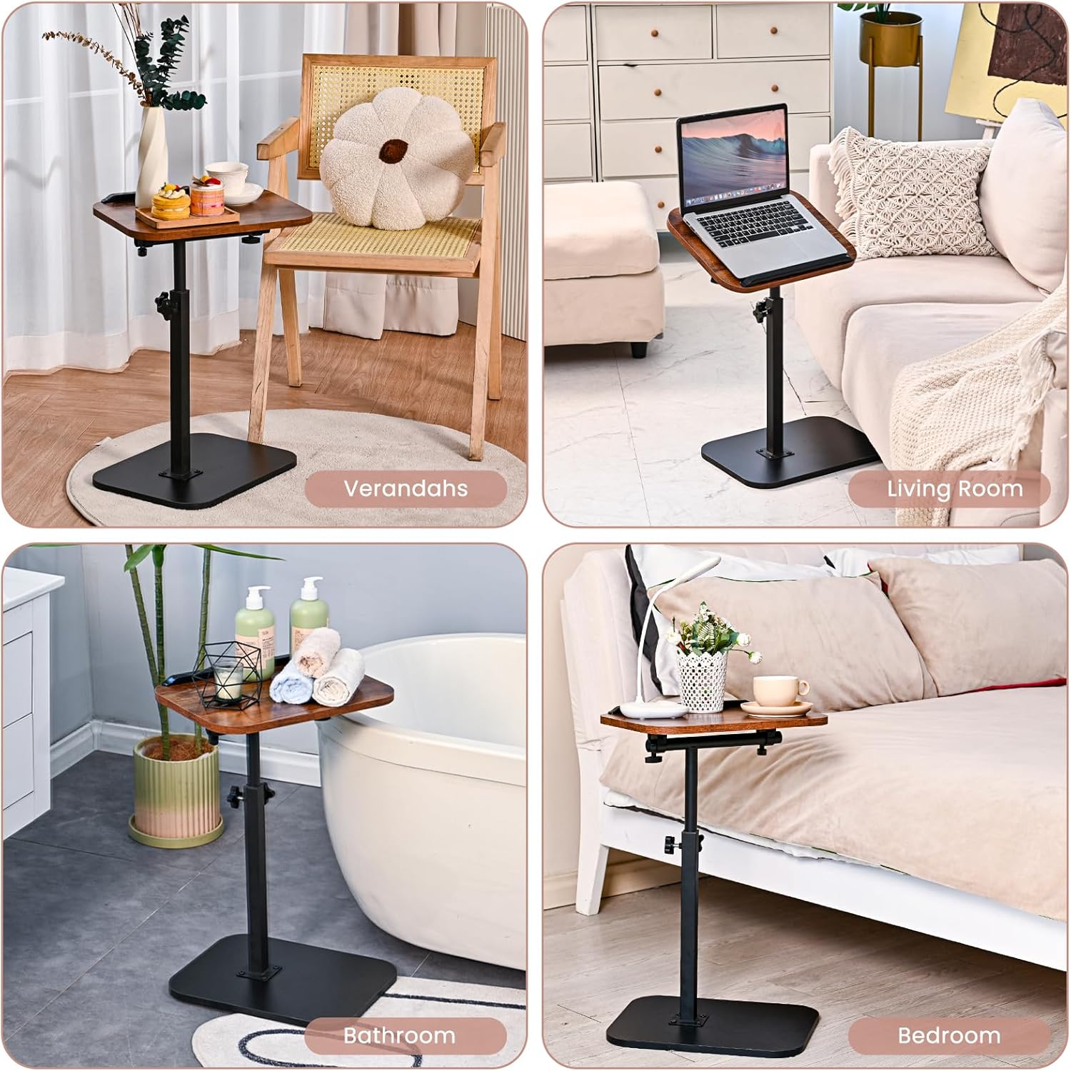 Adjustable C-Shaped Table
