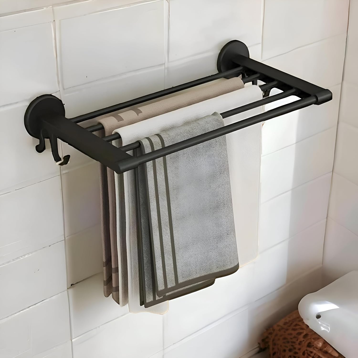 Multi-Bar Wall Towel Rack