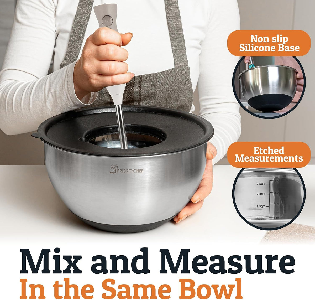 Mixing Bowls Set with Lids and Graters